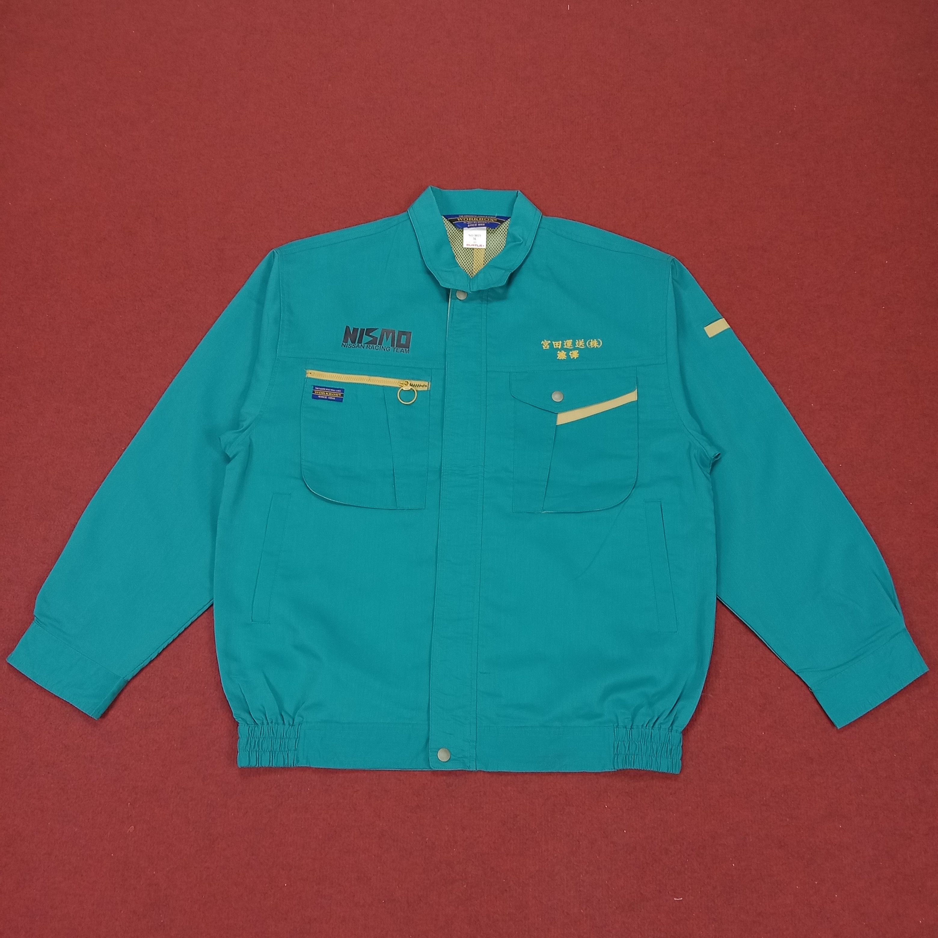 Japanese Brand Nismo Nissan Racing Team Custom Workwear Style Jacket Size US L / EU 52-54 / 3 - 3 Thumbnail