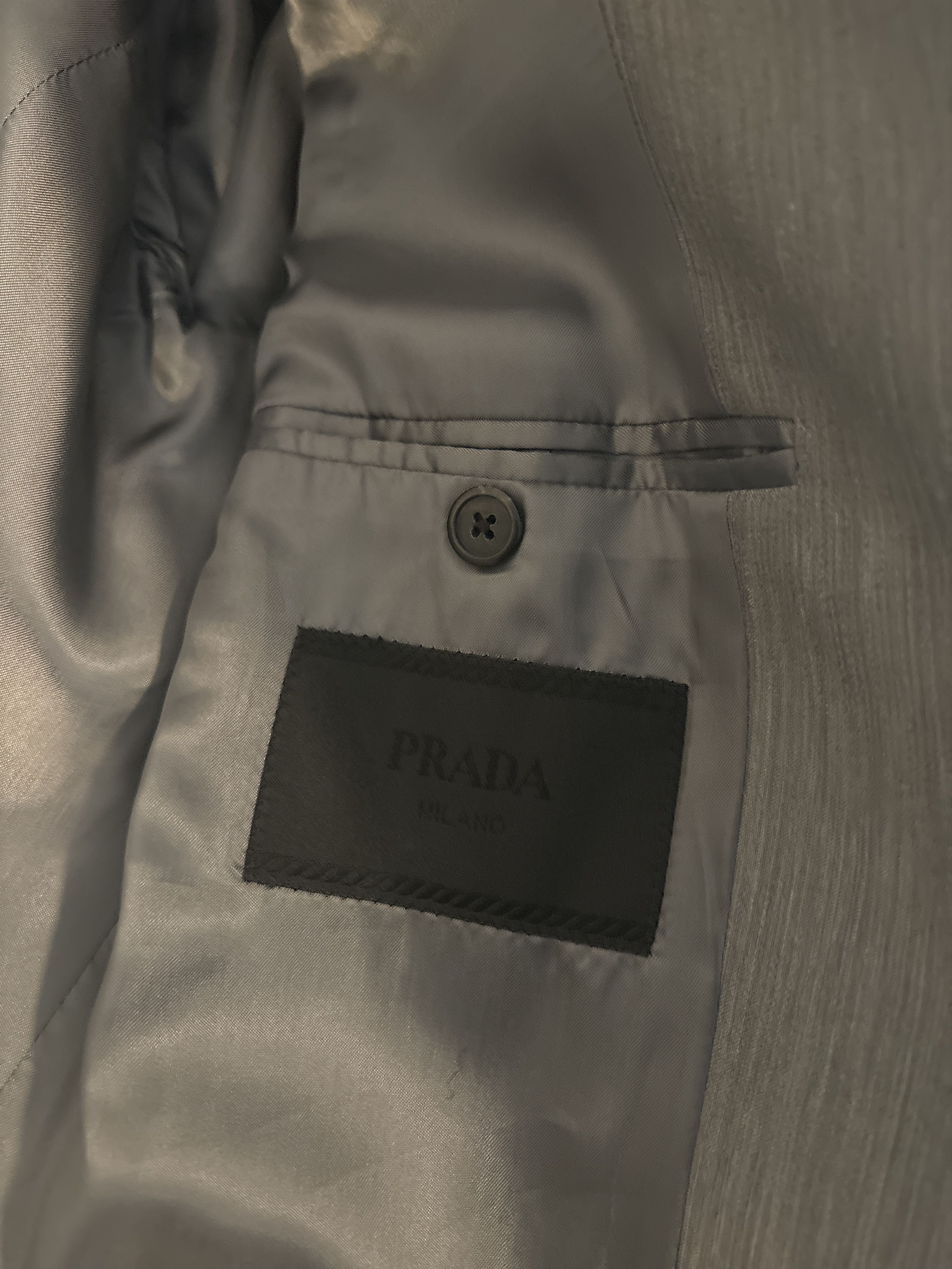 Prada Prada Spring/ Summer 2023 light Grey Mohair Jacket Size 38S - 8 Thumbnail