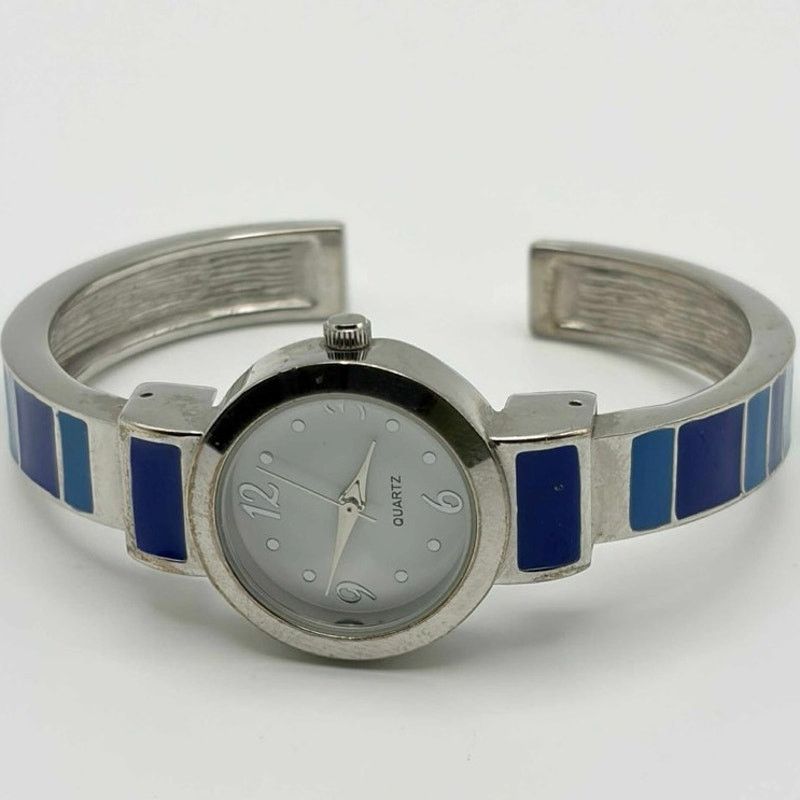 Other Silver & Blue Cuff Watch Size ONE SIZE - 3 Thumbnail