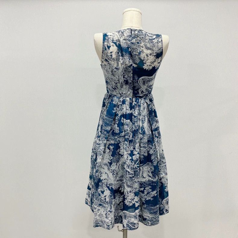 Dior Dior Jui printed dress Size XXS / US 00 / IT 34 - 2 Thumbnail