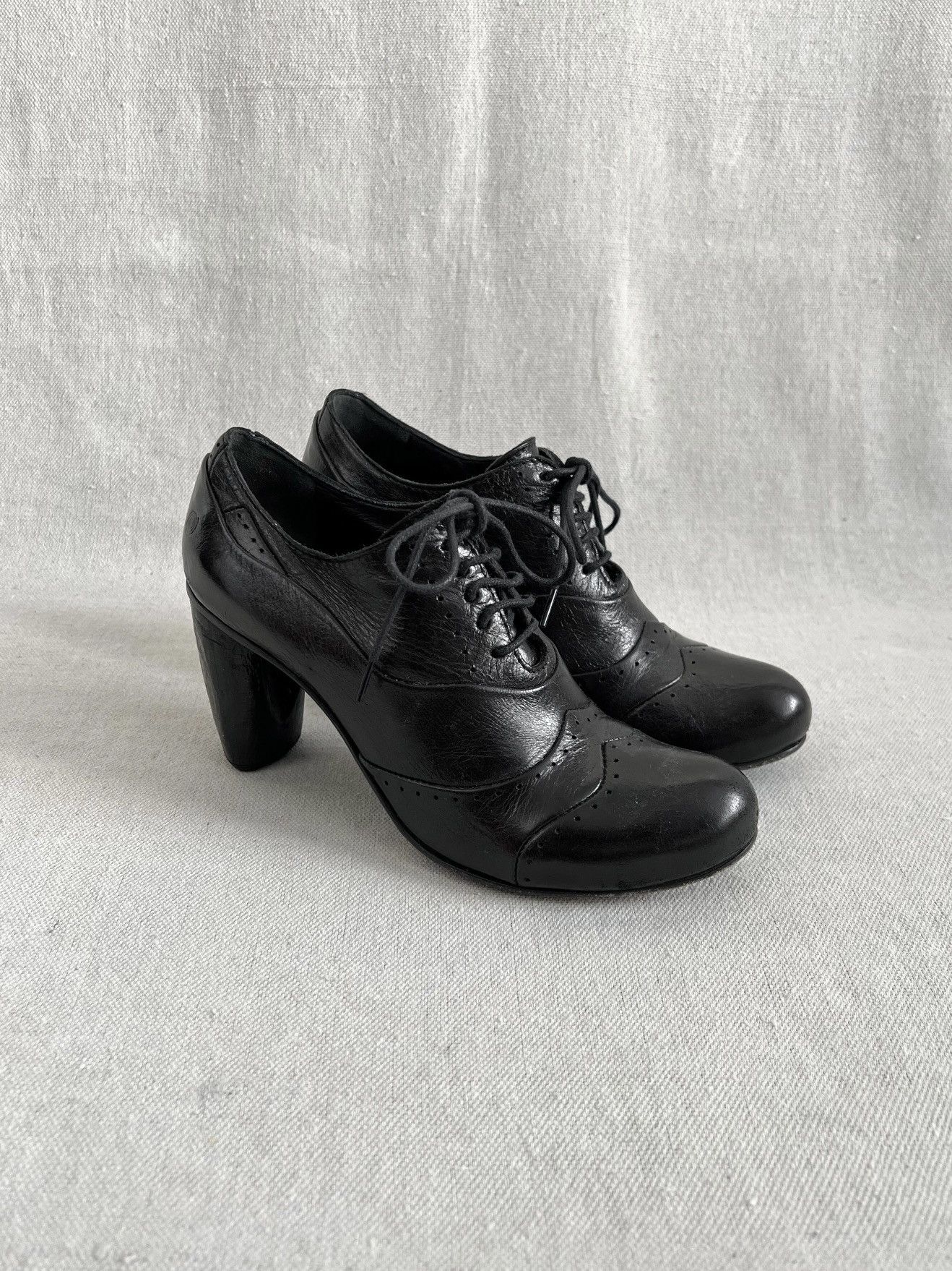 Marsell Marsell Leather Heeled Oxfords Size US 9 / IT 39 - 1 Thumbnail