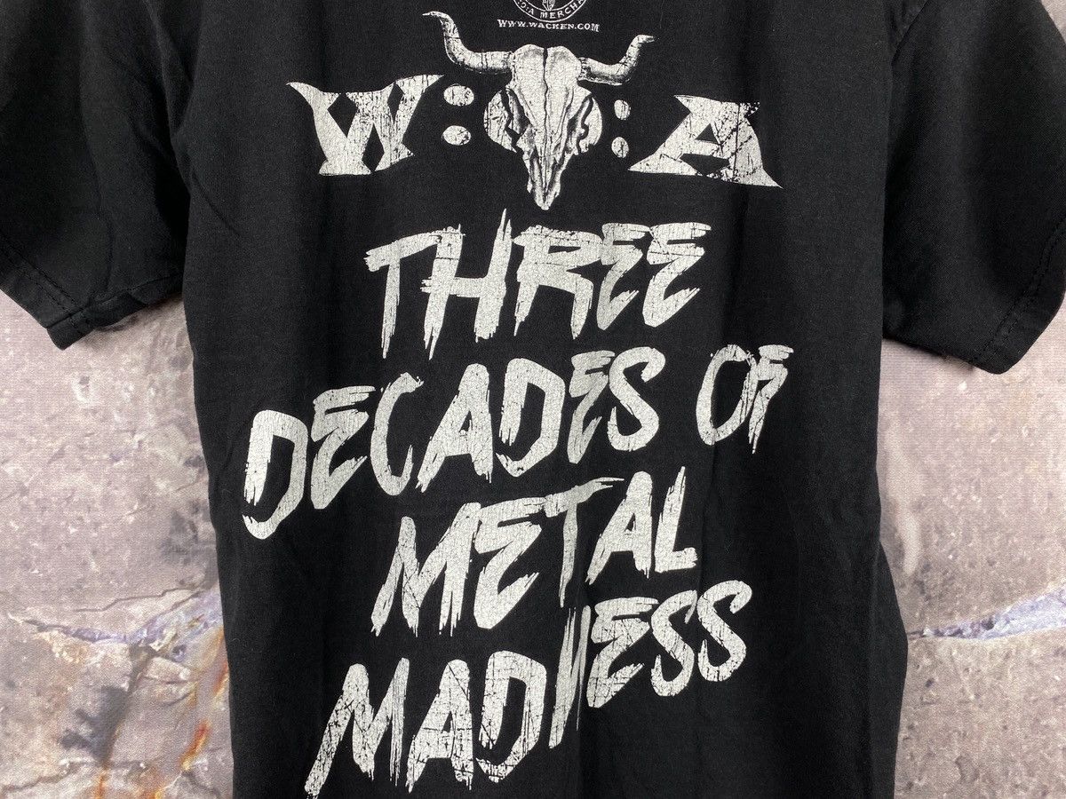Vintage Men’s Wacken T-Shirt Rock Band Black Size Medium Size US M / EU 48-50 / 2 - 11 Thumbnail