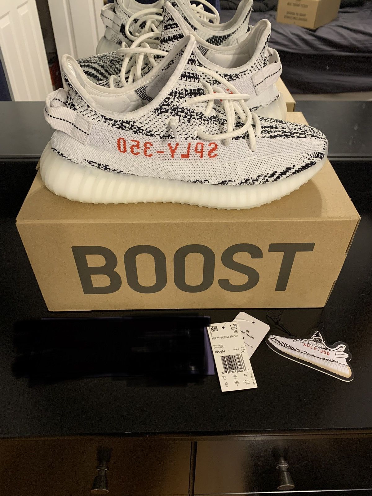 Adidas Adidas Yeezy Boost 350 V2 “Zebra” Men’s Size 10 Size US 10 / EU 43 - 1 Thumbnail