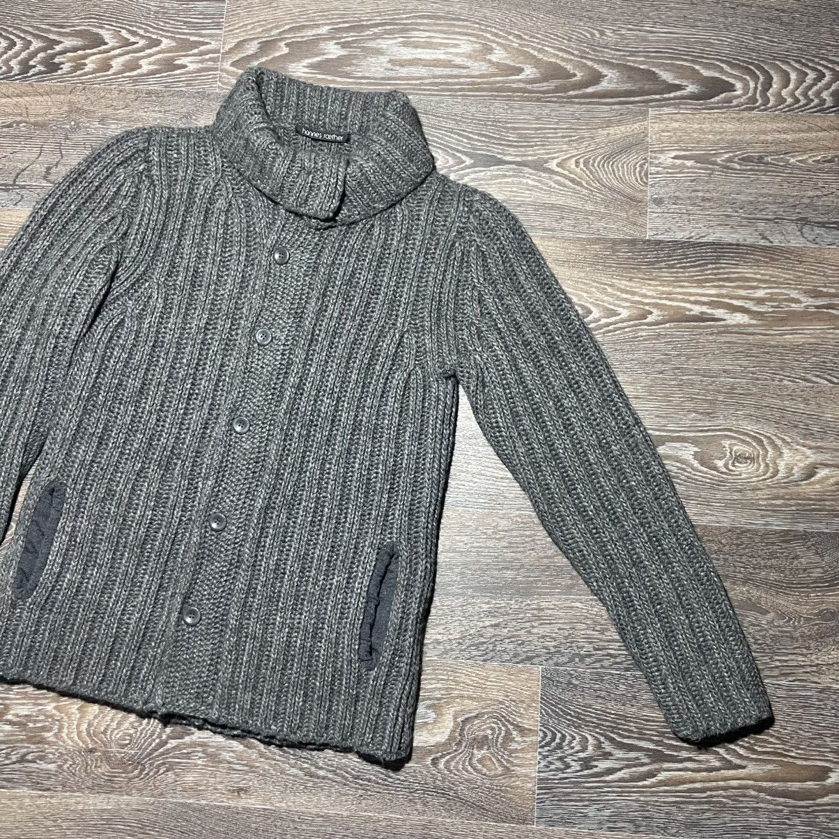 hannes roether HANNES ROETHER Wool Alpaca Heavyweight Knit Stretch Sweater Size US M / EU 48-50 / 2 - 4 Thumbnail