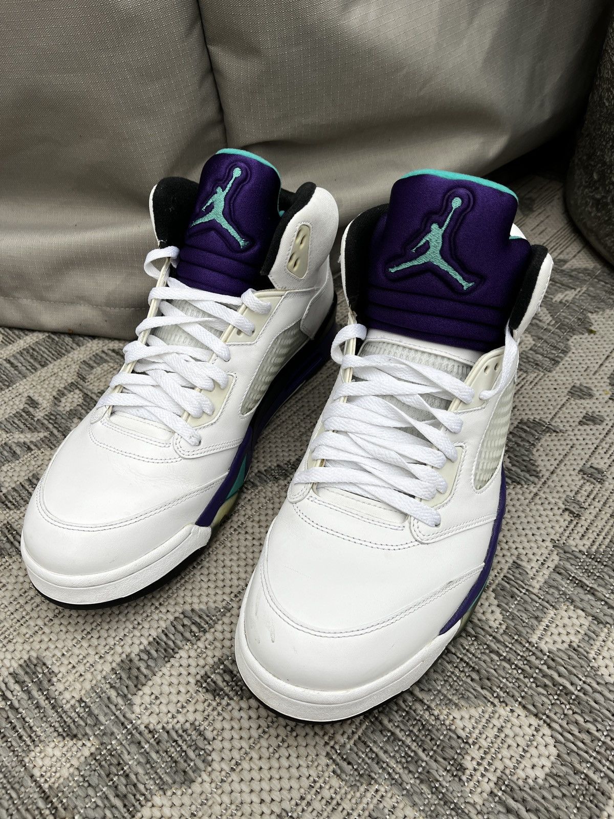 Jordan Brand Air Jordan 5 White Grape Sneakers (unisex) Size US 12 / EU 45 - 10 Thumbnail