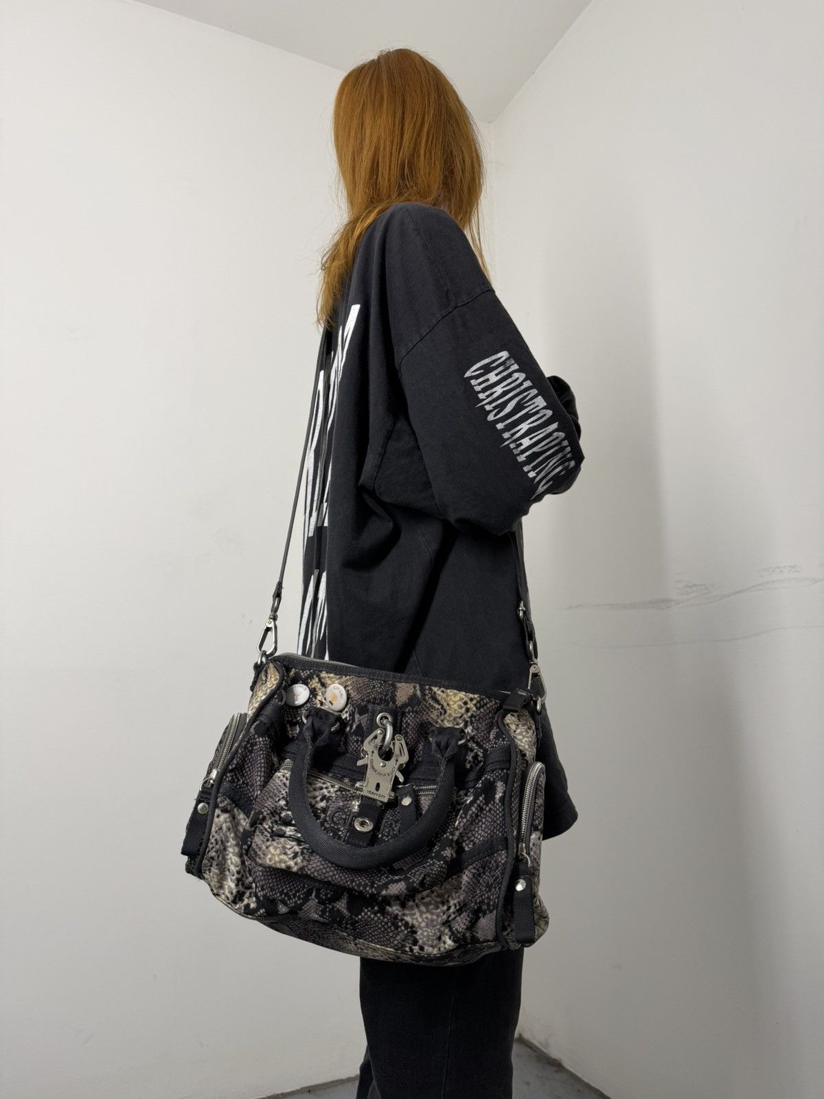 George Gina & Lucy George Gina & Lucy Python GGL Crossbody Goodbye Johnny Bag Size ONE SIZE - 1 Thumbnail