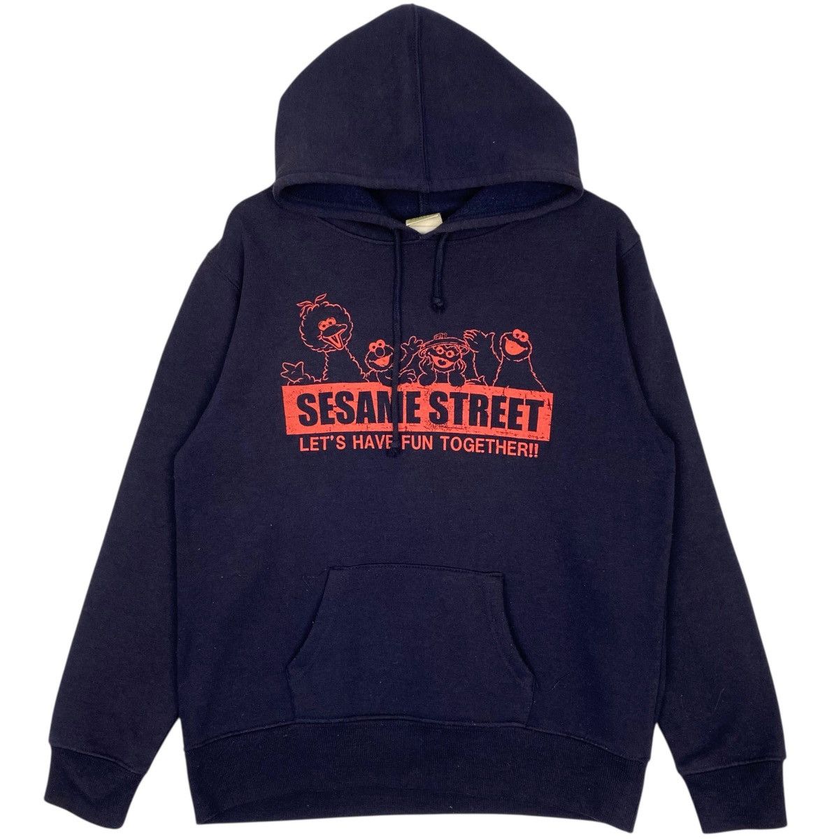 Vintage Vintage Sesame Street Hoodie Sweater Blue/Red Pullove Size M Size US M / EU 48-50 / 2 - 1 Thumbnail