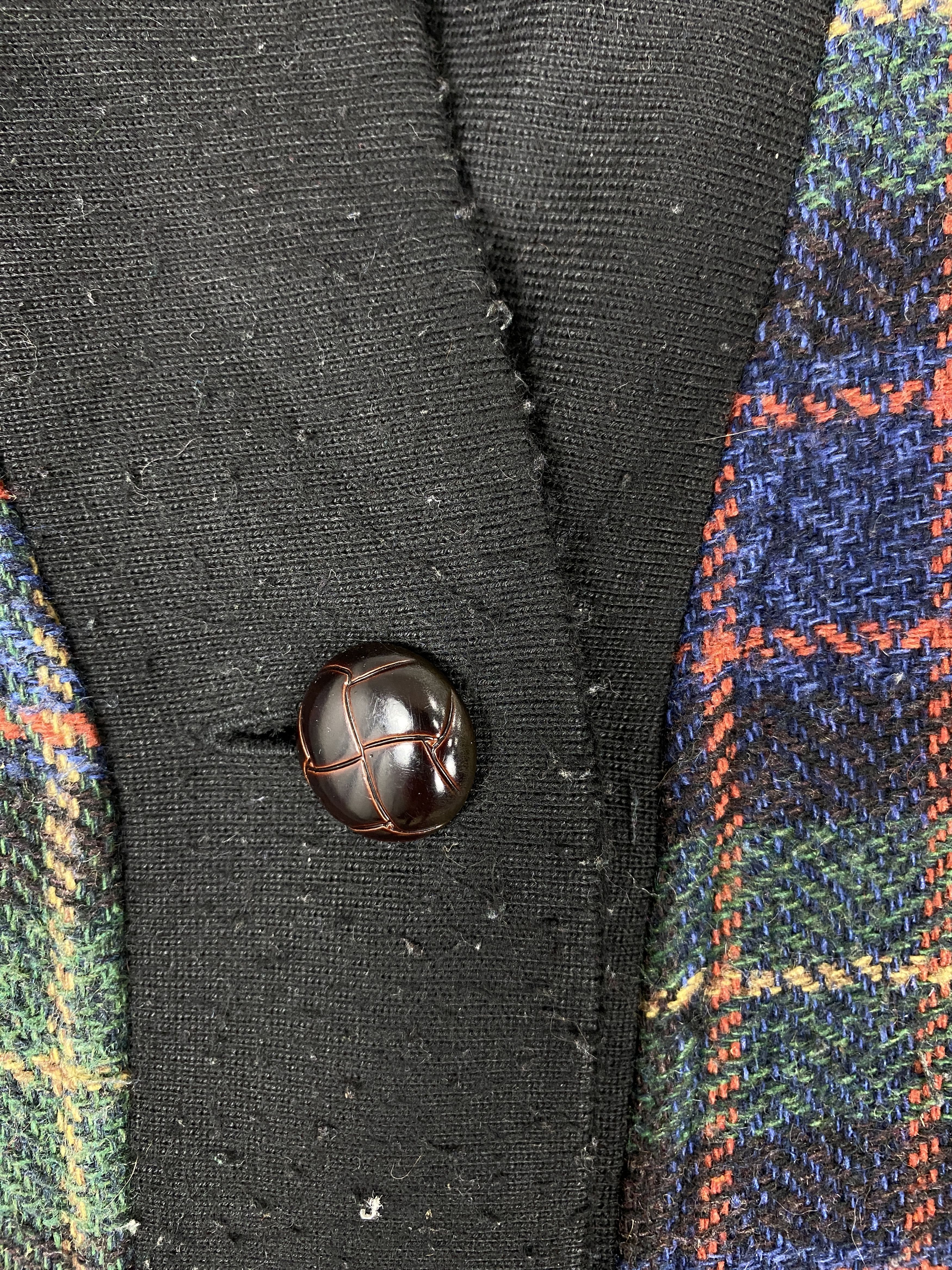 Japanese Brand Vintage Vivre Sa Vie Flannel Sherpa Lining Jacket Size US S / EU 44-46 / 1 - 3 Thumbnail