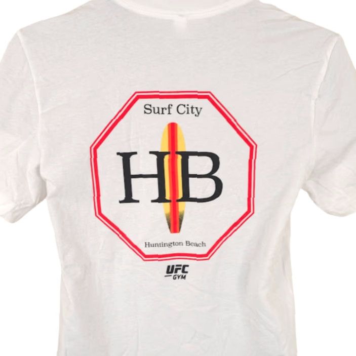 UFC UFC Gym T Shirt Mens Size S White Huntington Beach Surf City MMA Shirt Size US S / EU 44-46 / 1 - 2 Thumbnail