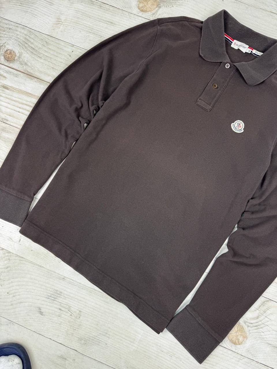 Moncler Vintage Moncler Polo Shirt Long Sleeve Size US XL / EU 56 / 4 - 4 Thumbnail