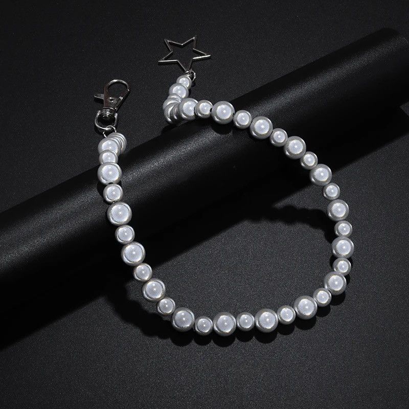 Jewelry Pearl Beads Chain Star Size ONE SIZE - 3 Thumbnail