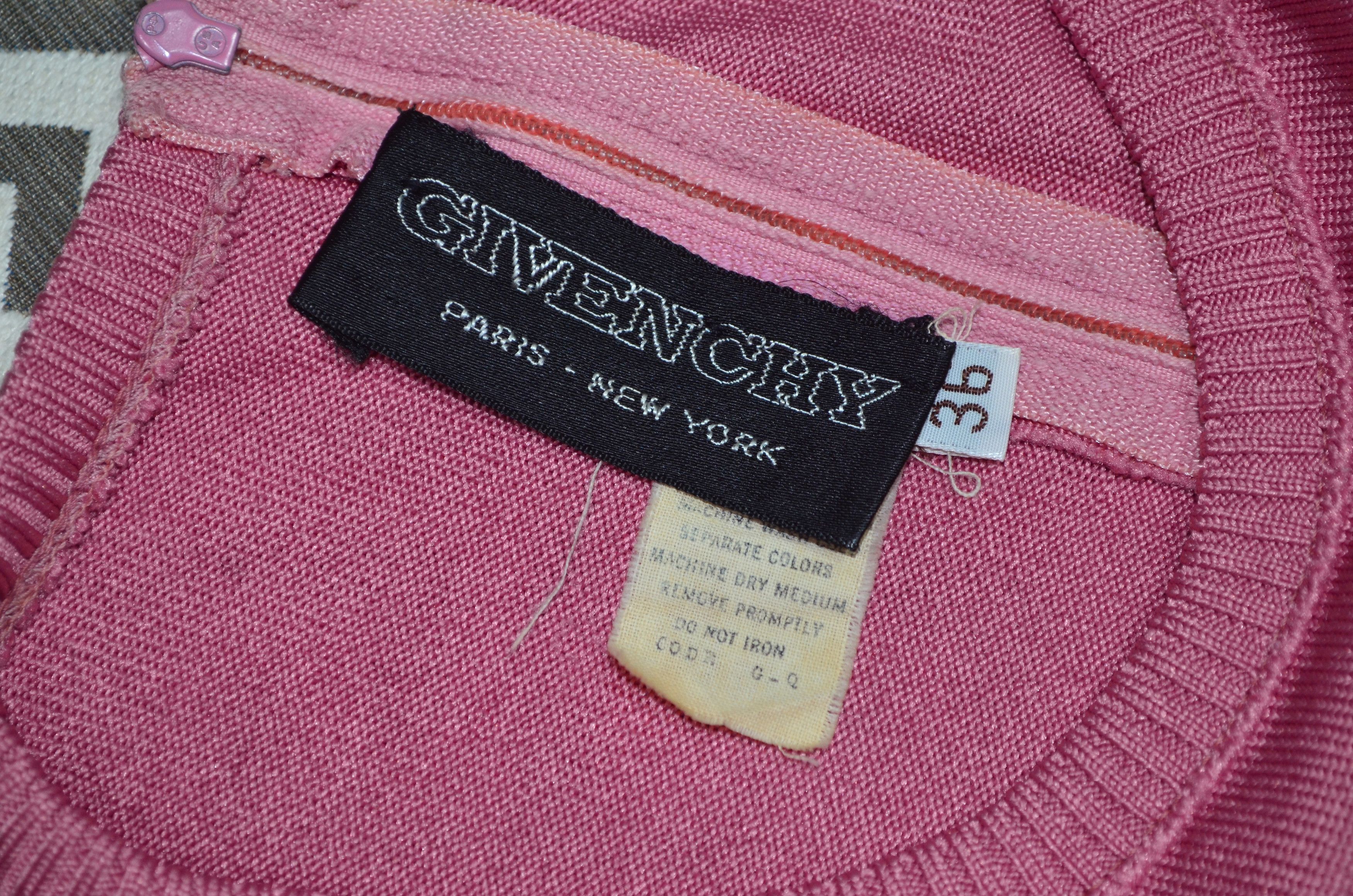 Givenchy × Vintage Vintage Givenchy 70s Talon Zipper Women's Cardigan Size XS / US 0-2 / IT 36-38 - 2 Thumbnail