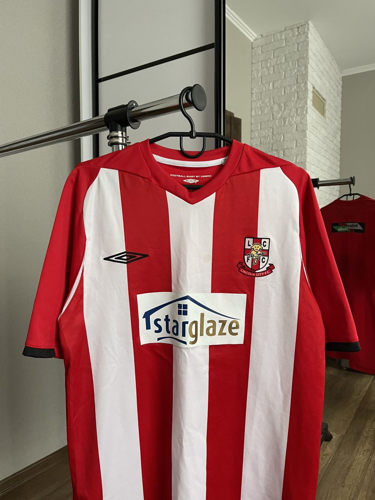 Umbro 2007/2008 Lincoln City FC Umbro Vintage Soccer Jersey Tee Size US M / EU 48-50 / 2 - 4 Thumbnail