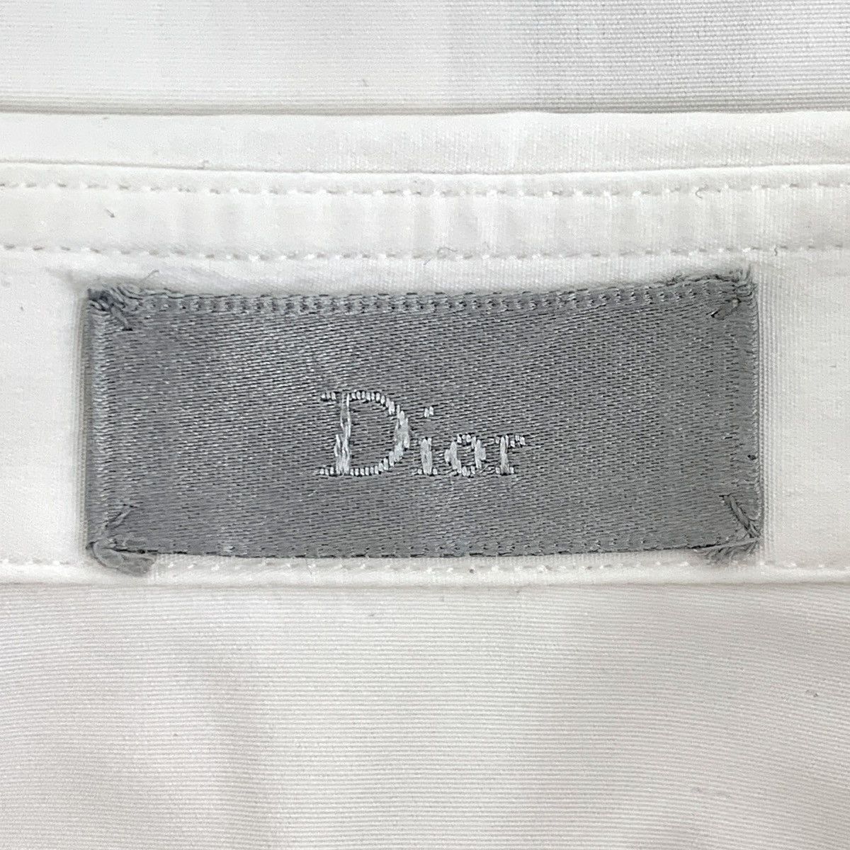 Dior Dior White Bee Embroidered Long Sleeve Shirt K26WX Size S / US 4 / IT 40 - 5 Thumbnail