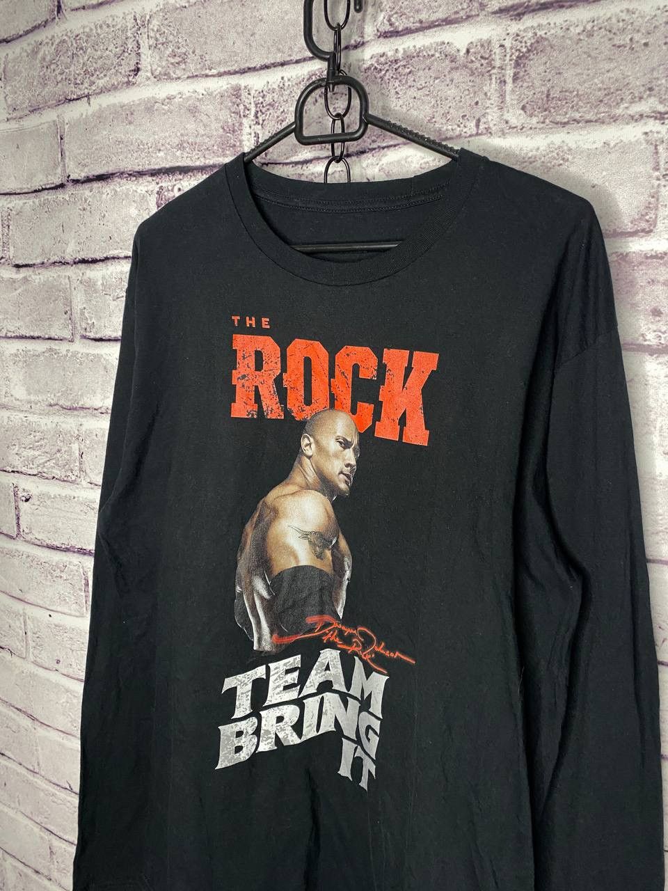 WWE MENS Vintage WWE the Rock WWF Longsleeve T-Shirt Size US S / EU 44-46 / 1 - 2 Thumbnail