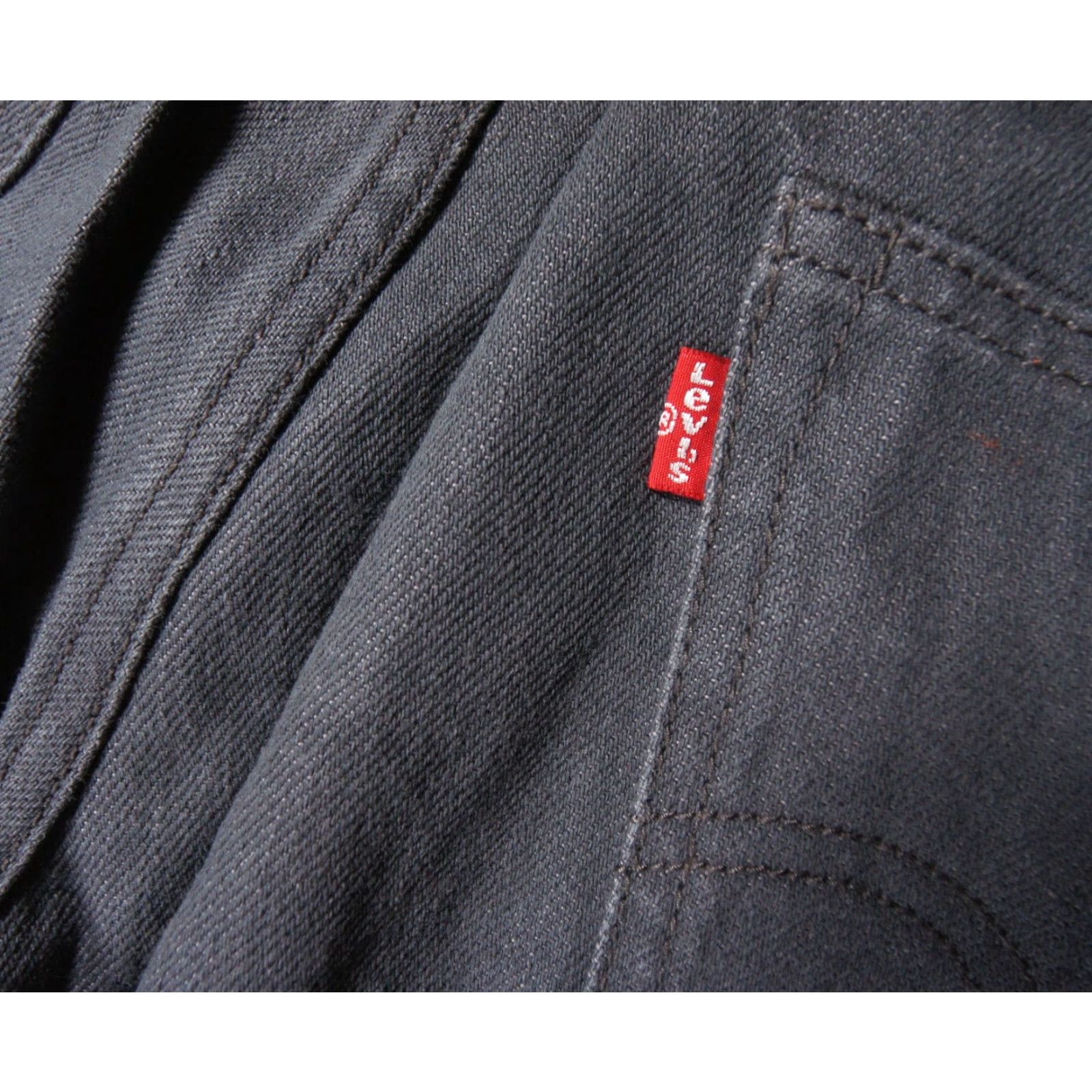 Levi's Levi's Jeans Mens 34x34 Slim Straight Cotton Denim Gray 5-Pocket Regular Rise 34in Inseam Slim Fit Casual Pants Mens Size US 34 / EU 50 - 6 Thumbnail