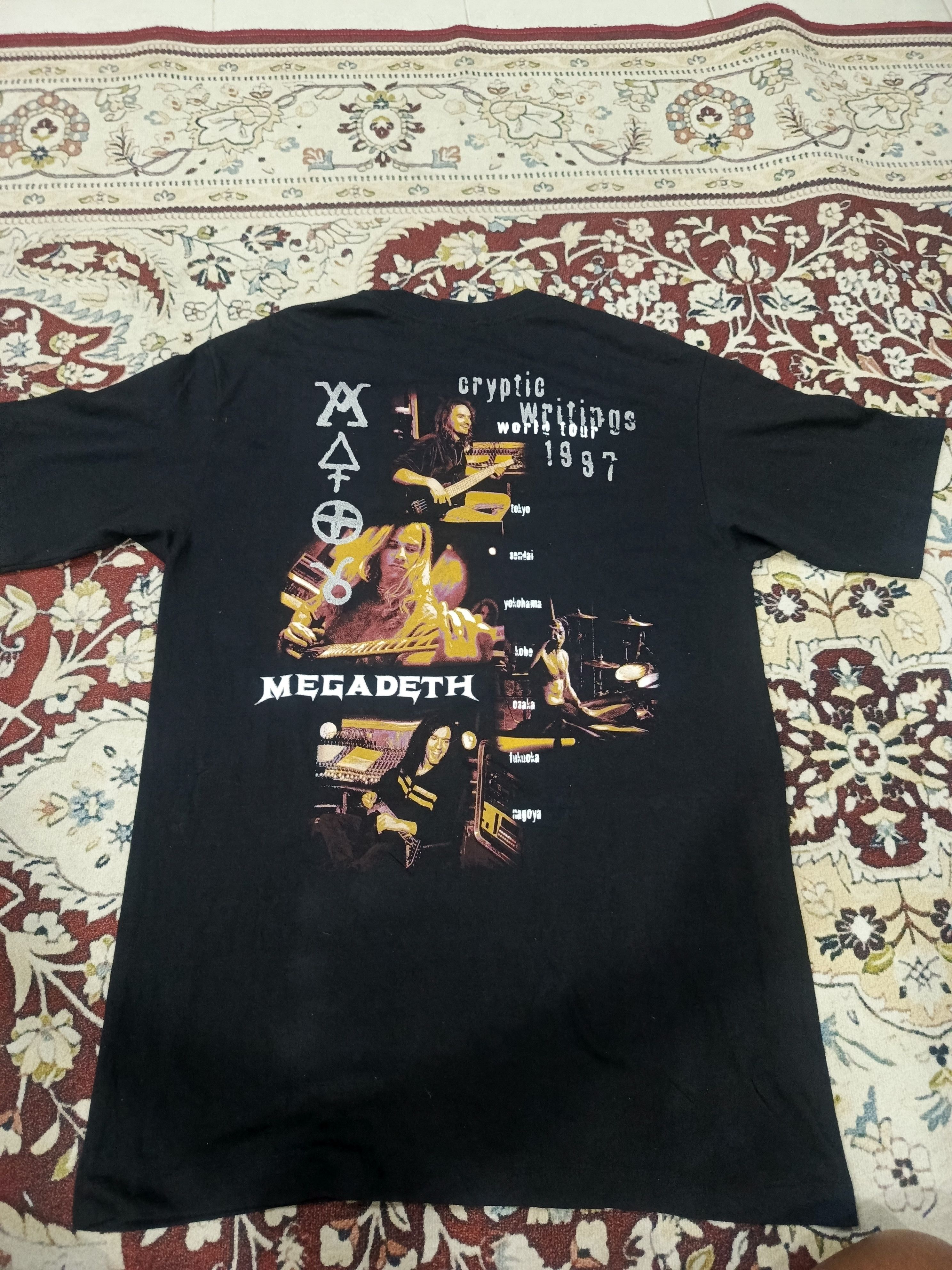 Megadeth Vintage 90s Megadeth Size US L / EU 52-54 / 3 - 3 Thumbnail