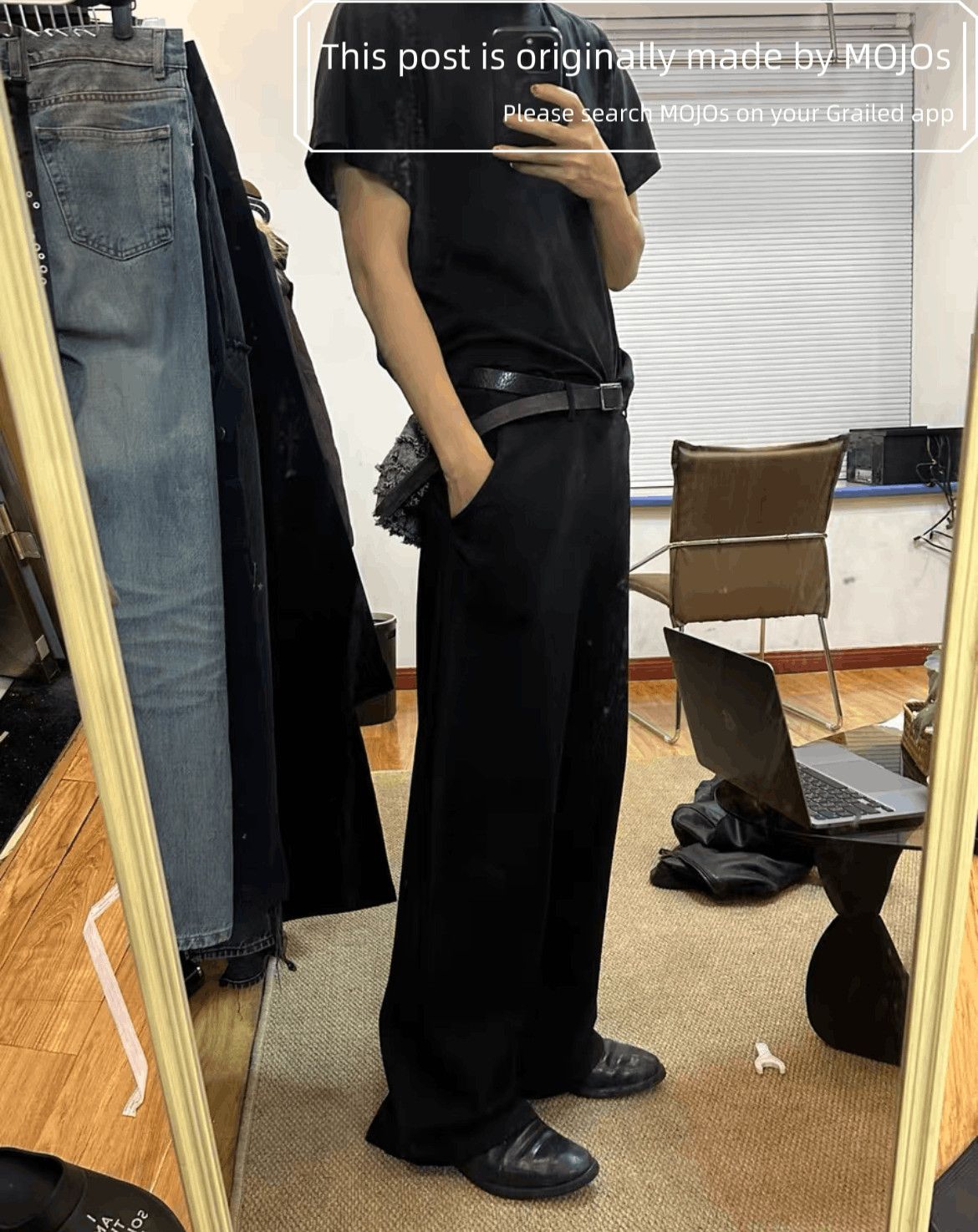 Yohji Yamamoto Sz 3 Yohji Yamamoto Layers Attached Trousers Size US 30 / EU 46 - 8 Thumbnail