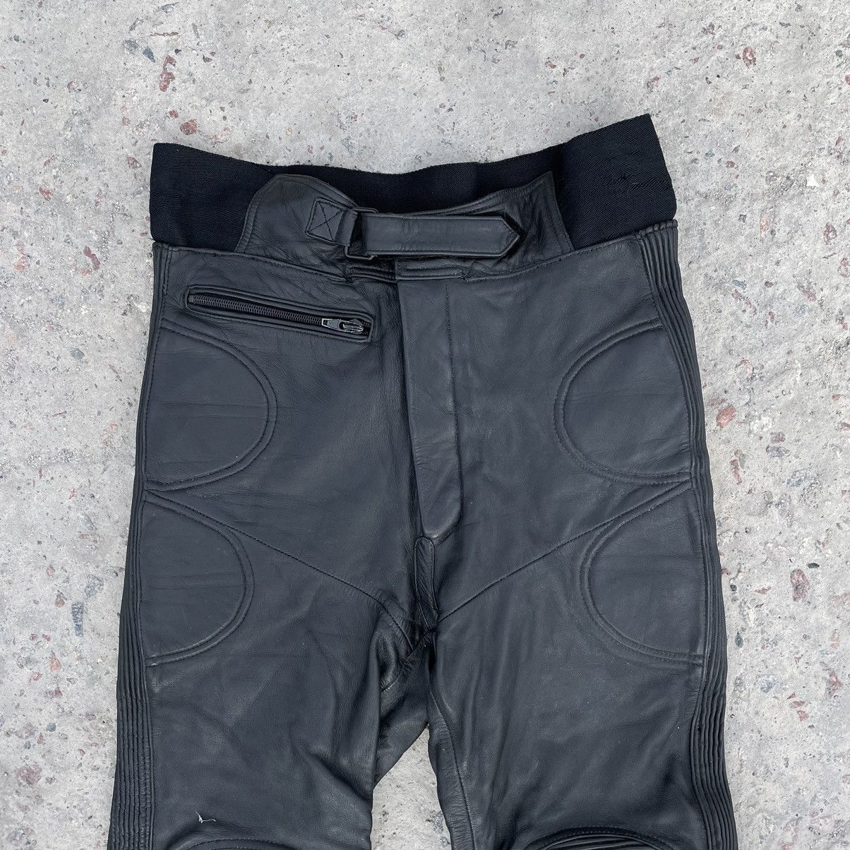 Vintage Vintage Moto Leather Pants 29-30 Size Y2K 90s USA Hype Size US 29 - 3 Thumbnail