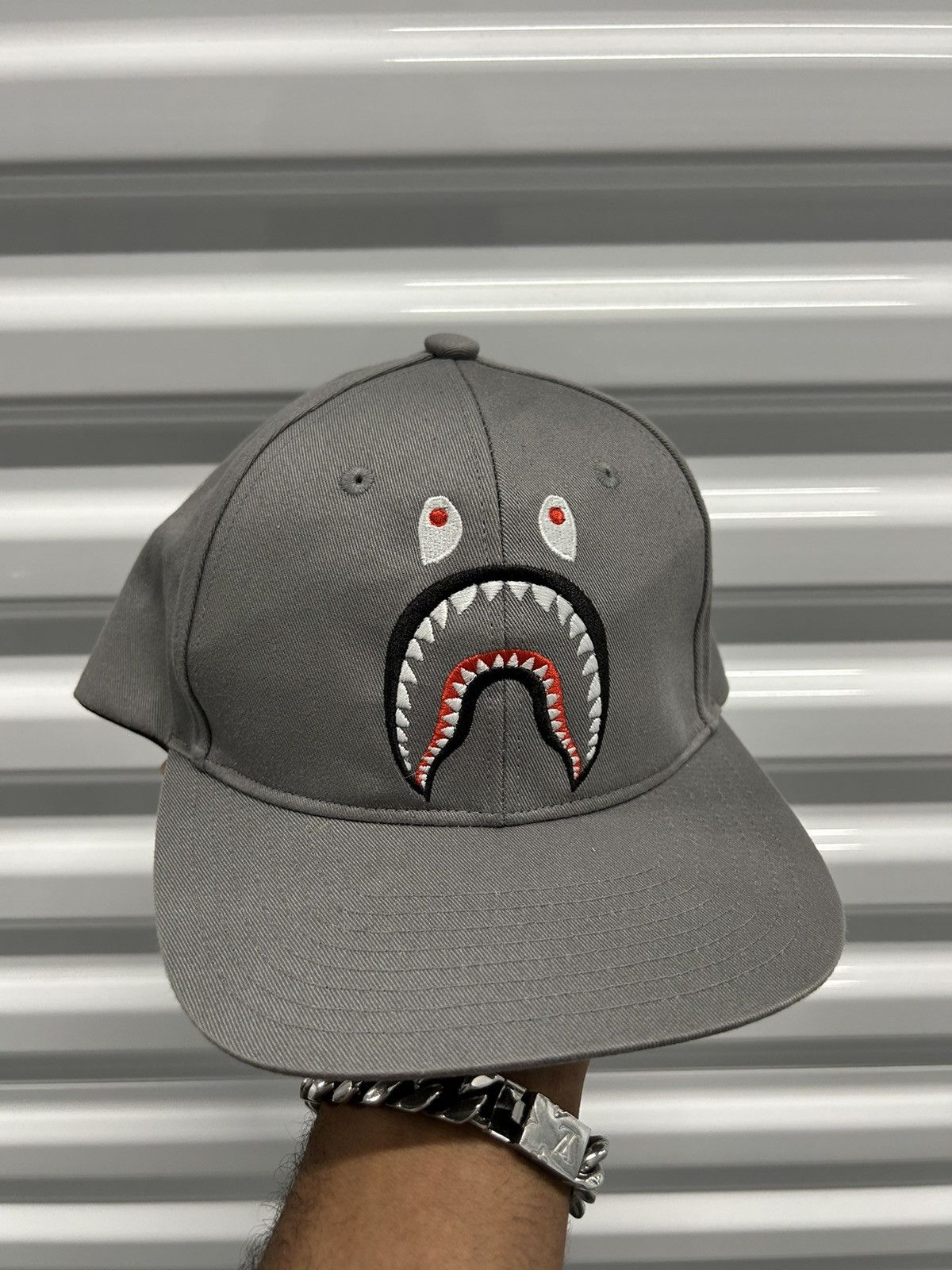 Bape shark snapback hotsell