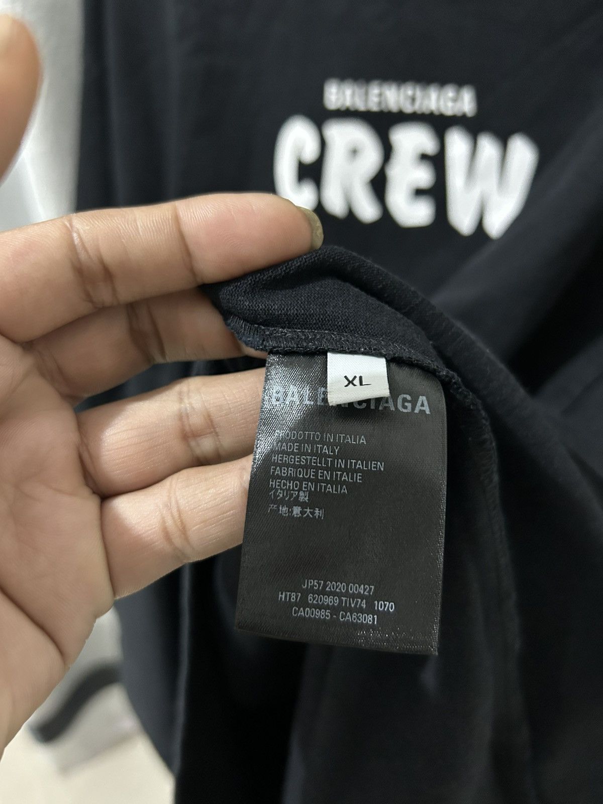 Balenciaga Balenciaga Crew Boxy Oversized Tee Size US L / EU 52-54 / 3 - 6 Thumbnail
