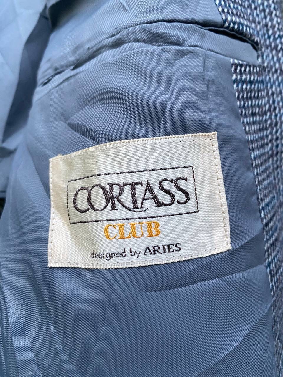 Aries × Vintage Vintage 80s Cortass By Aries Wool Plaid Coat Size 50S - 6 Thumbnail