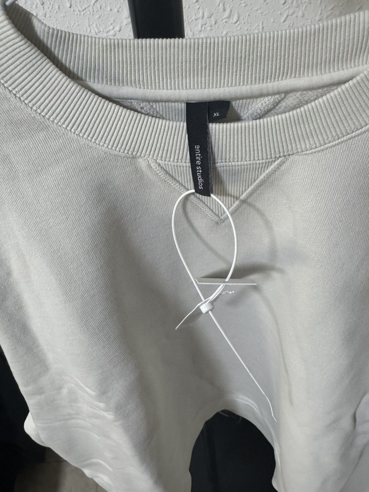 Entire Studios White Cotton Crewneck Sweatshirt Size US XL / EU 56 / 4 - 9 Thumbnail