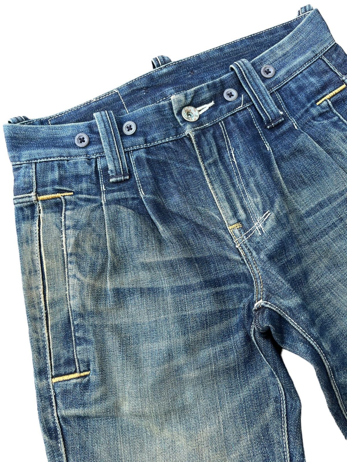 Levi's Vintage Levi’s Blue Mud Faded Washed Multiple Button Jeans Size US 28 / EU 44 - 7 Thumbnail