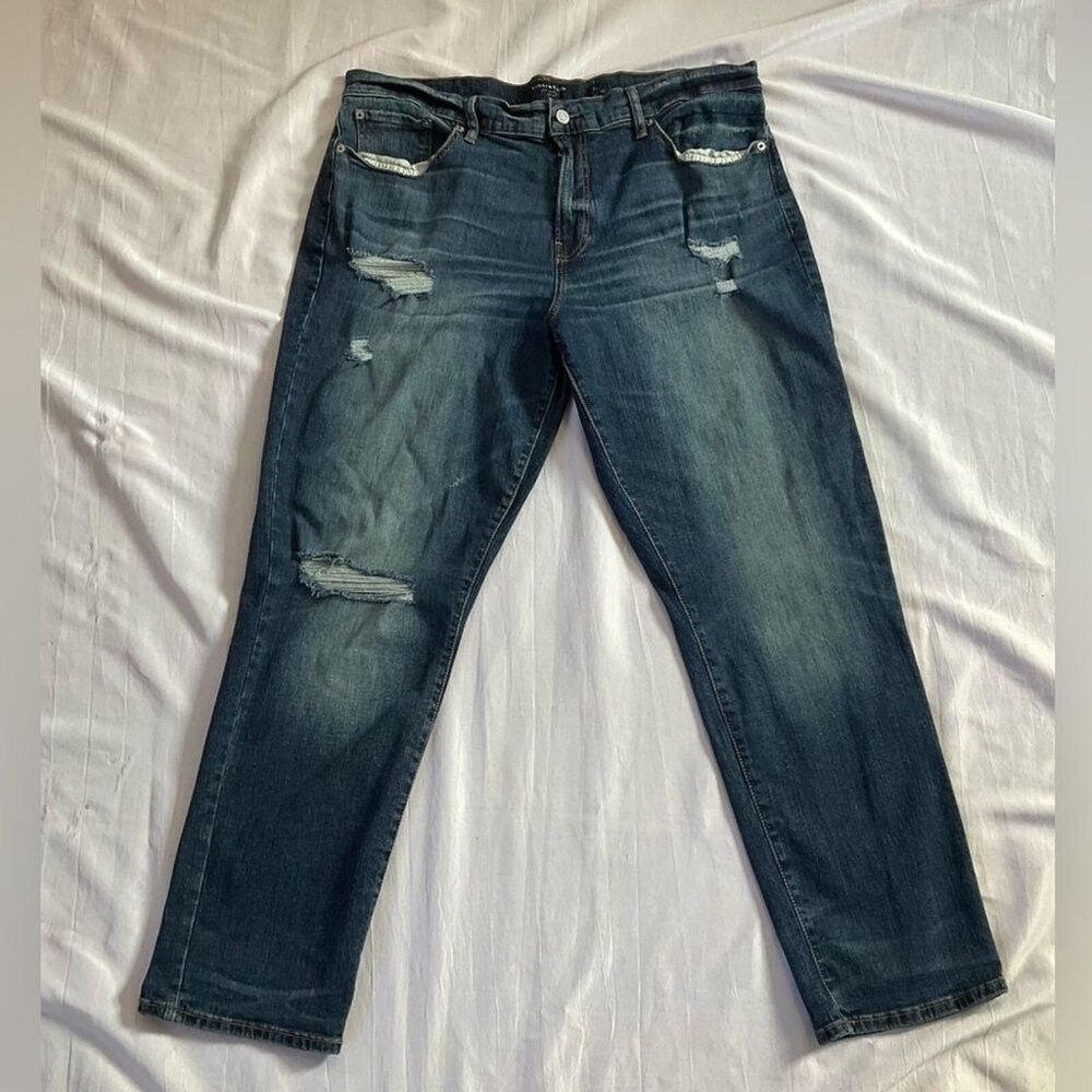 Lucky Brand LUCKY BRAND, Men’s 221 Straight Blue Jeans Ripped 5 Pocket Size US 38 / EU 54 - 1 Thumbnail
