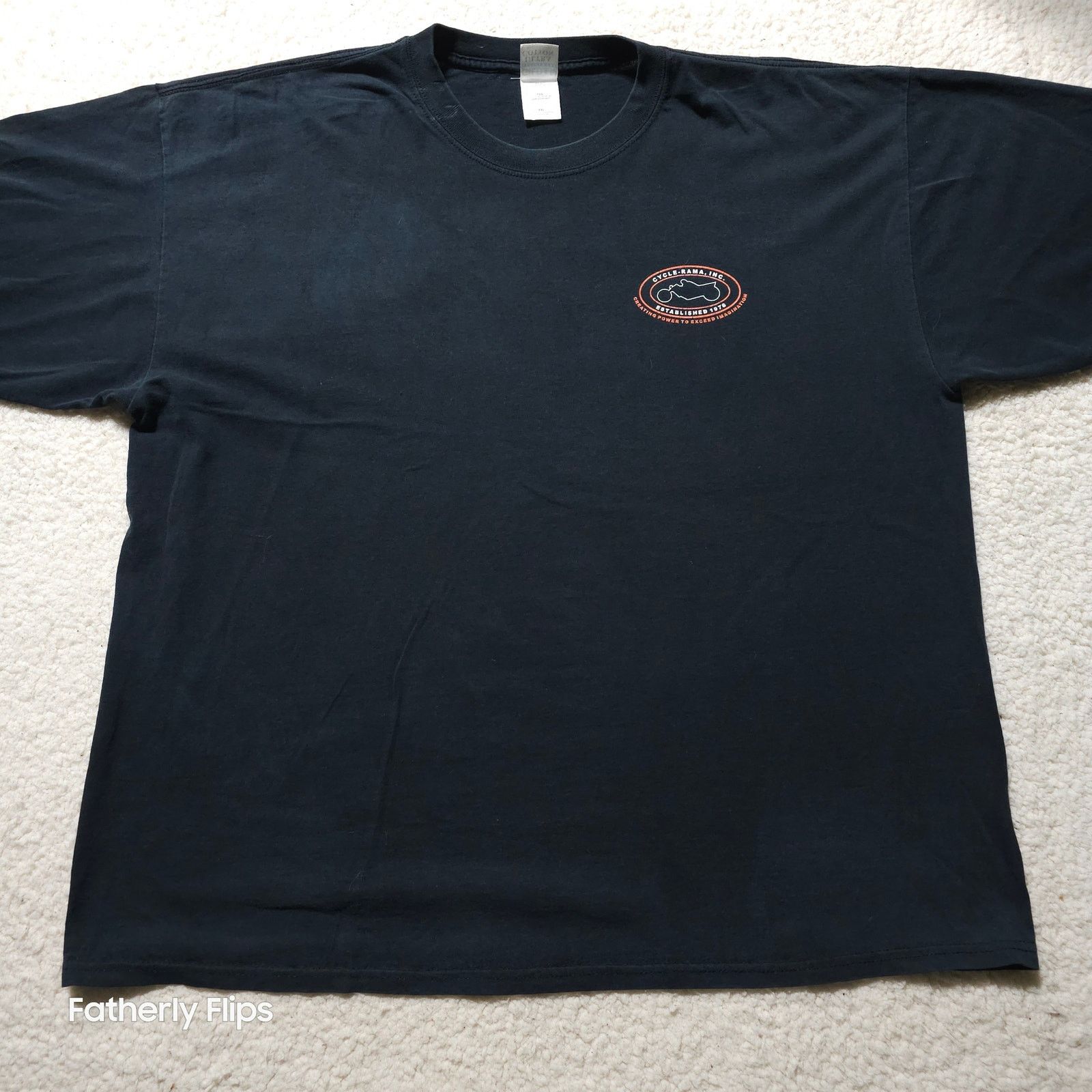 Gildan Vtg 2004 Cycle-Rama Motorcycle T-Shirt 2XL Mad Scientist Size US XXL / EU 58 / 5 - 7 Thumbnail