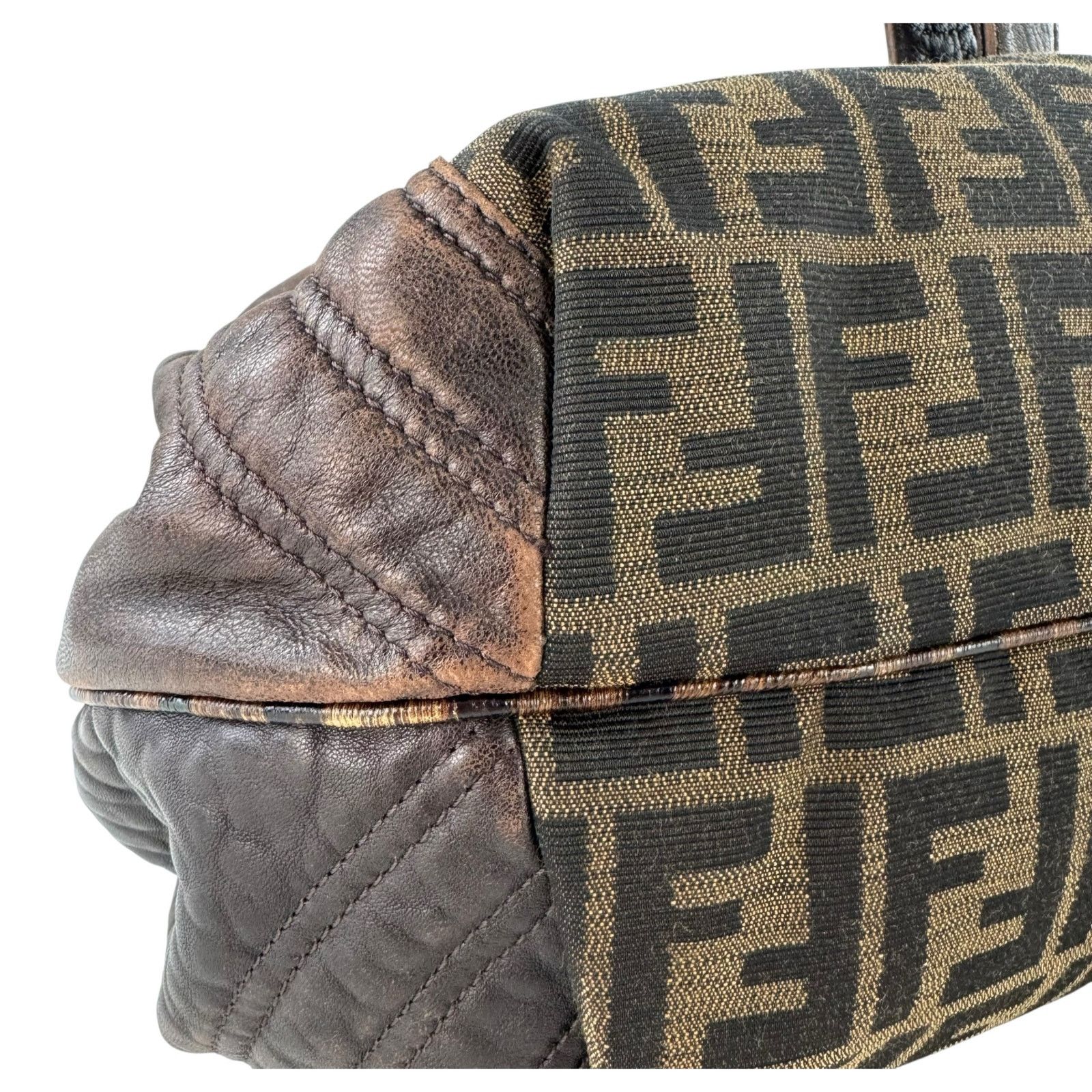 Fendi Fendi Zucca and Tortoiseshell Spy Bag Size ONE SIZE - 21 Thumbnail