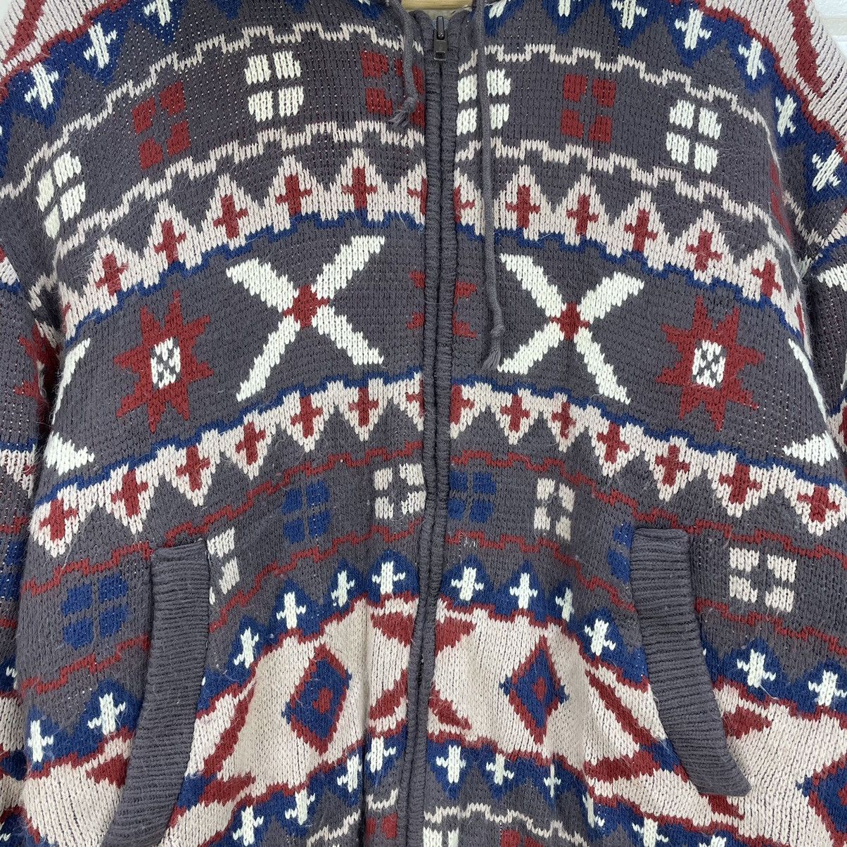 Aran Isles Knitwear Vintage Japanese Brand Gb Company Native Hoodie Jacket Size US M / EU 48-50 / 2 - 8 Thumbnail