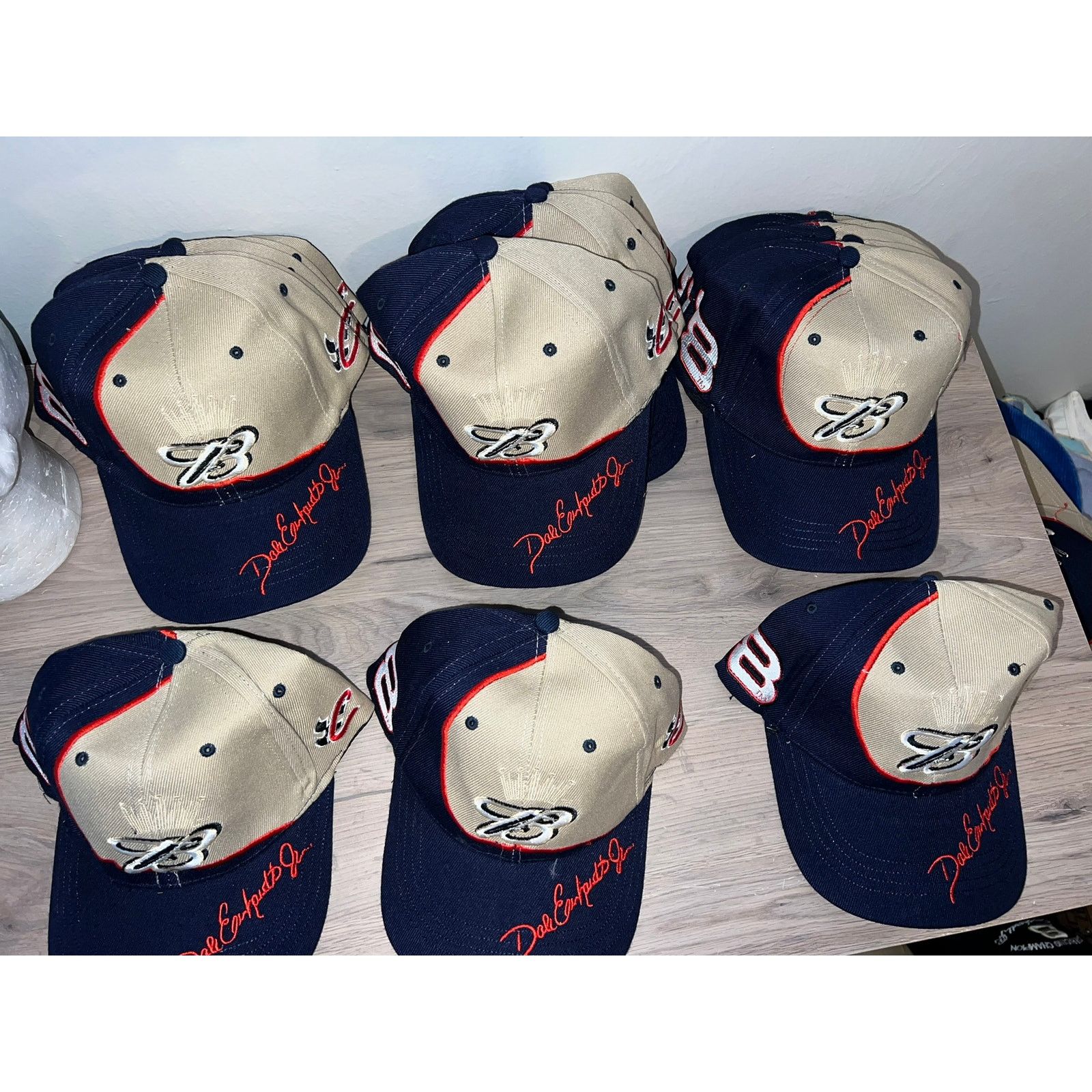 Vintage Y2K Dale Earnhardt Jr. Budweiser Brown Hat Headwear 2000s OS Size ONE SIZE - 10 Thumbnail