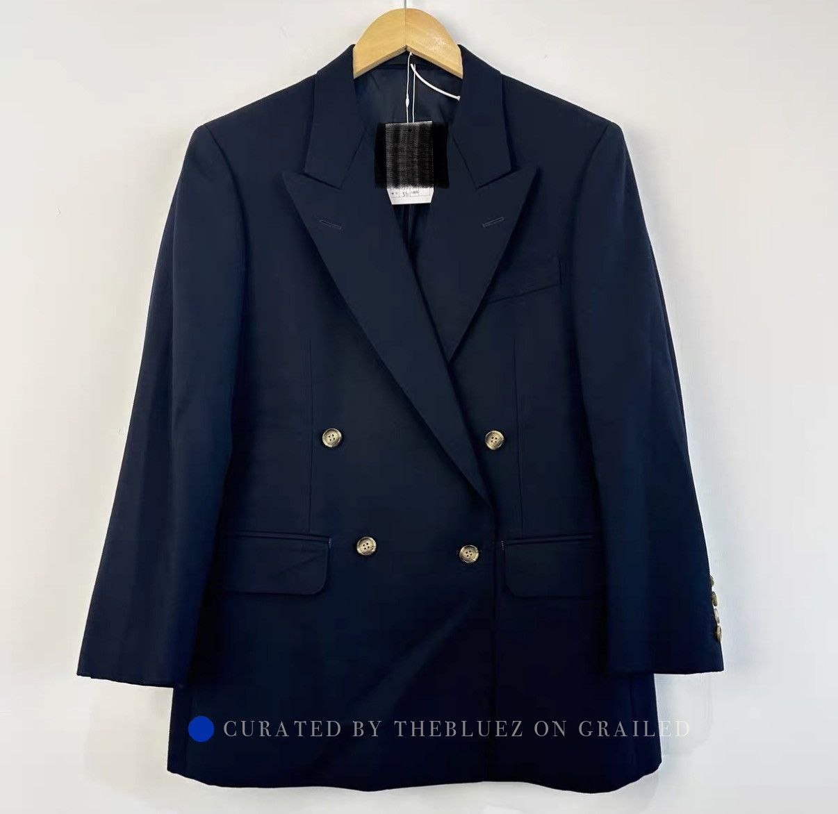 Burberry Classic Black Wool Blazer Size US L / EU 52-54 / 3 - 1 Thumbnail