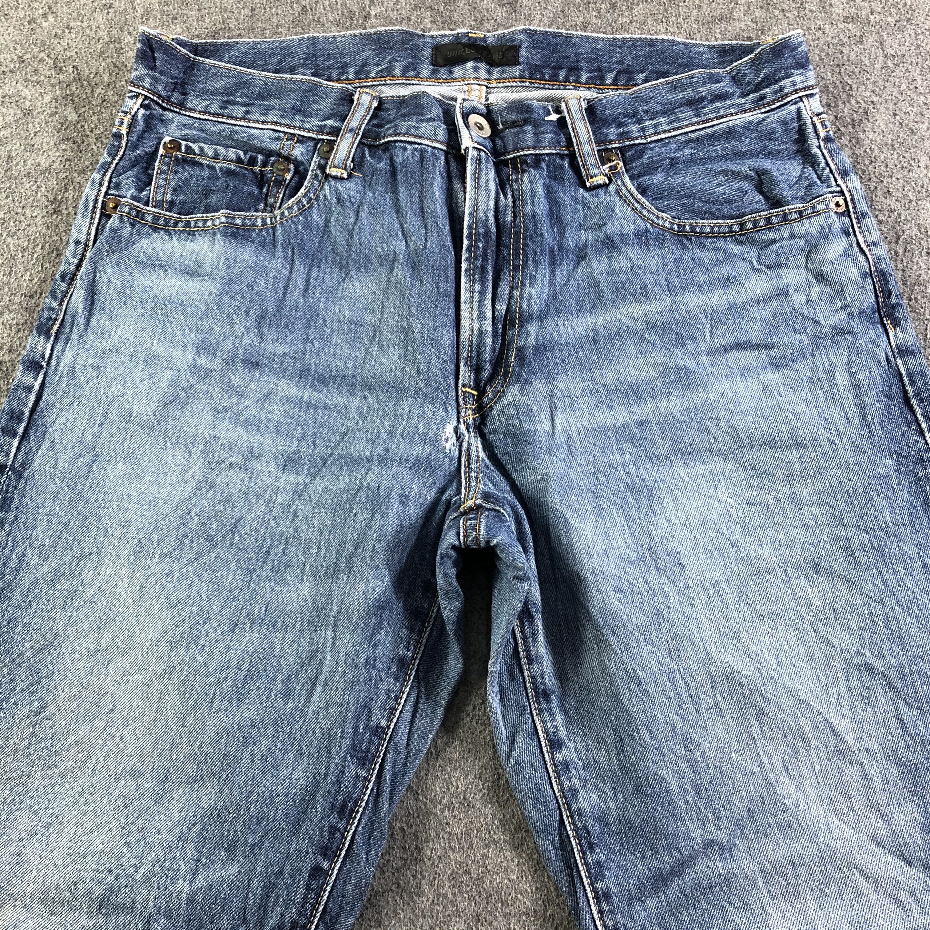 Uniqlo Blue Wash Uniqlo Jeans-J3755 Size US 33 - 3 Thumbnail