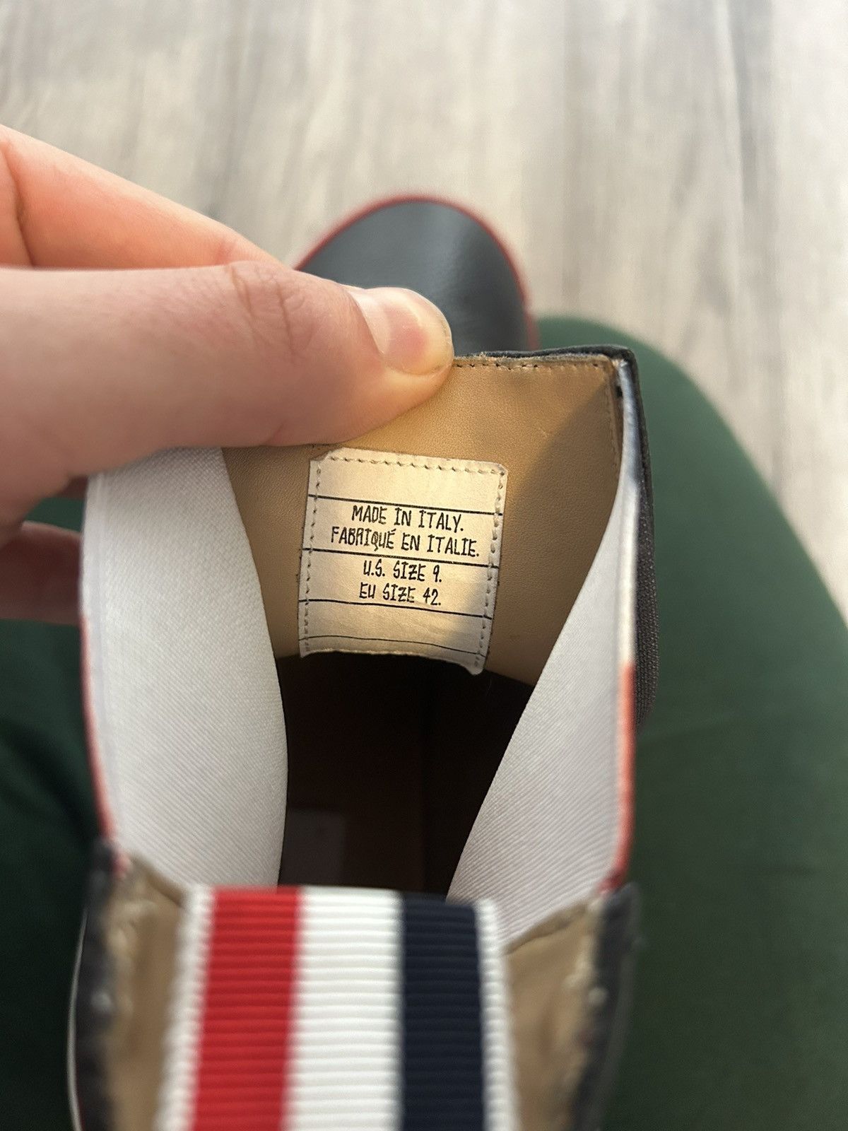 Thom Browne Thom Browne Black Leather Chelsea Boots - Size EU 42 Size US 9 / EU 42 - 15 Thumbnail