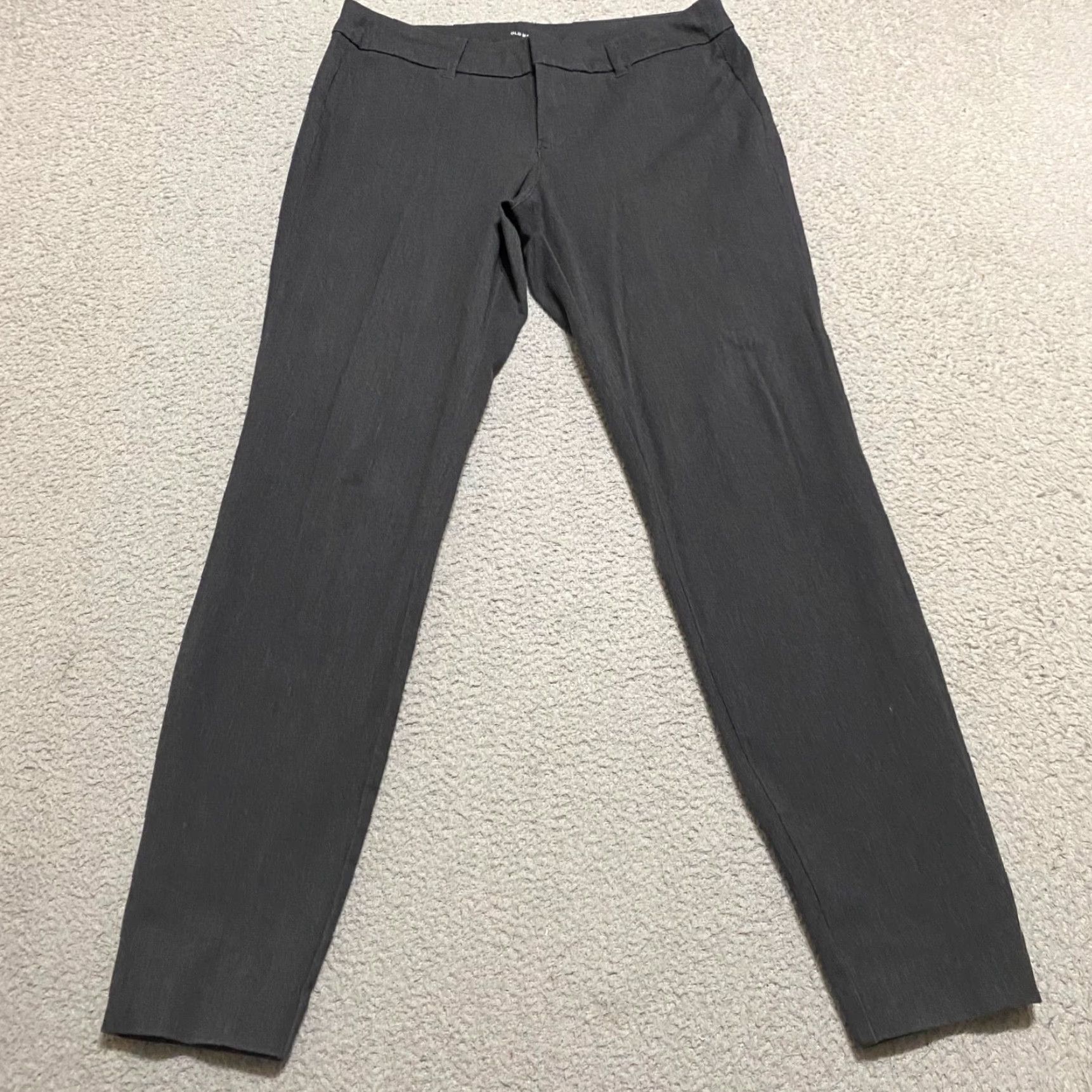 Old Navy Old Navy Womens Dress Pants Gray Pixie Skinny Low Rise 4P Petite Pants Mens Womens Girls 3065 Size 27" / US 4 / IT 40 - 2 Thumbnail