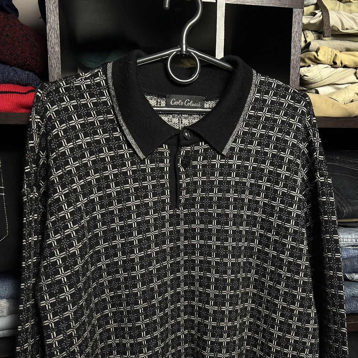 Carlo Colucci Vintage Carlo Colucci Grey Streetwear button sweater size L Size US L / EU 52-54 / 3 - 2 Thumbnail