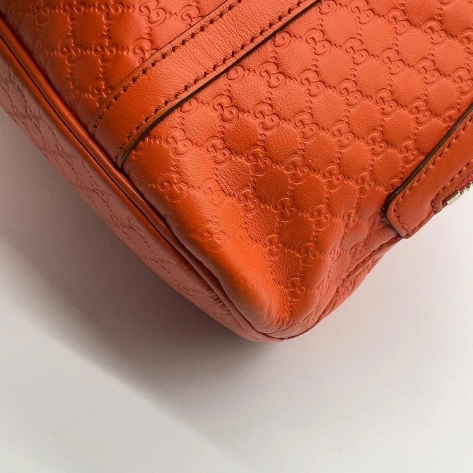 Gucci Gucci Microguccissima Mini Dome Satchel Handbag Orange Size ONE SIZE - 10 Thumbnail