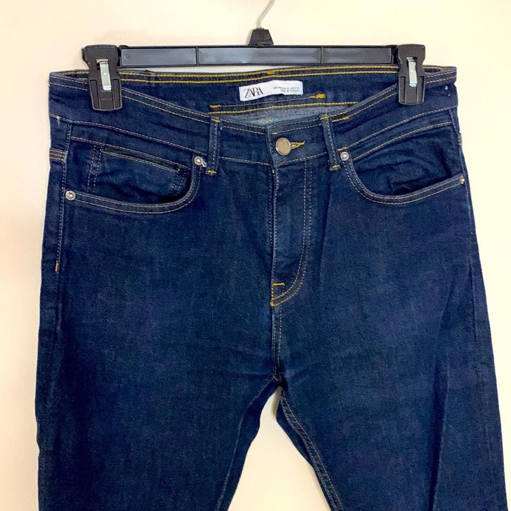 Zara Zara - Slim Fit - 31W 32L - 90% Cotton 8% Poly 2% Elastic Size US 31 - 3 Thumbnail