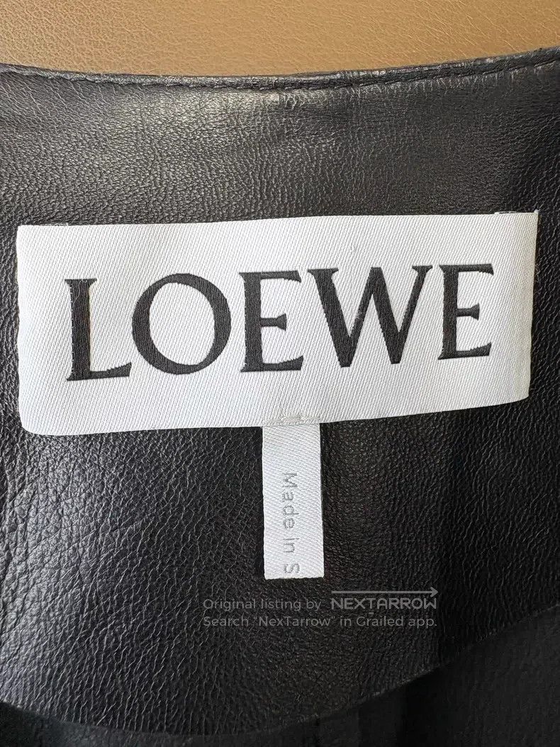 Loewe Loewe Soft lamb leather trench coat, black V-neck with tie Size XXS / US 00 / IT 34 - 6 Thumbnail