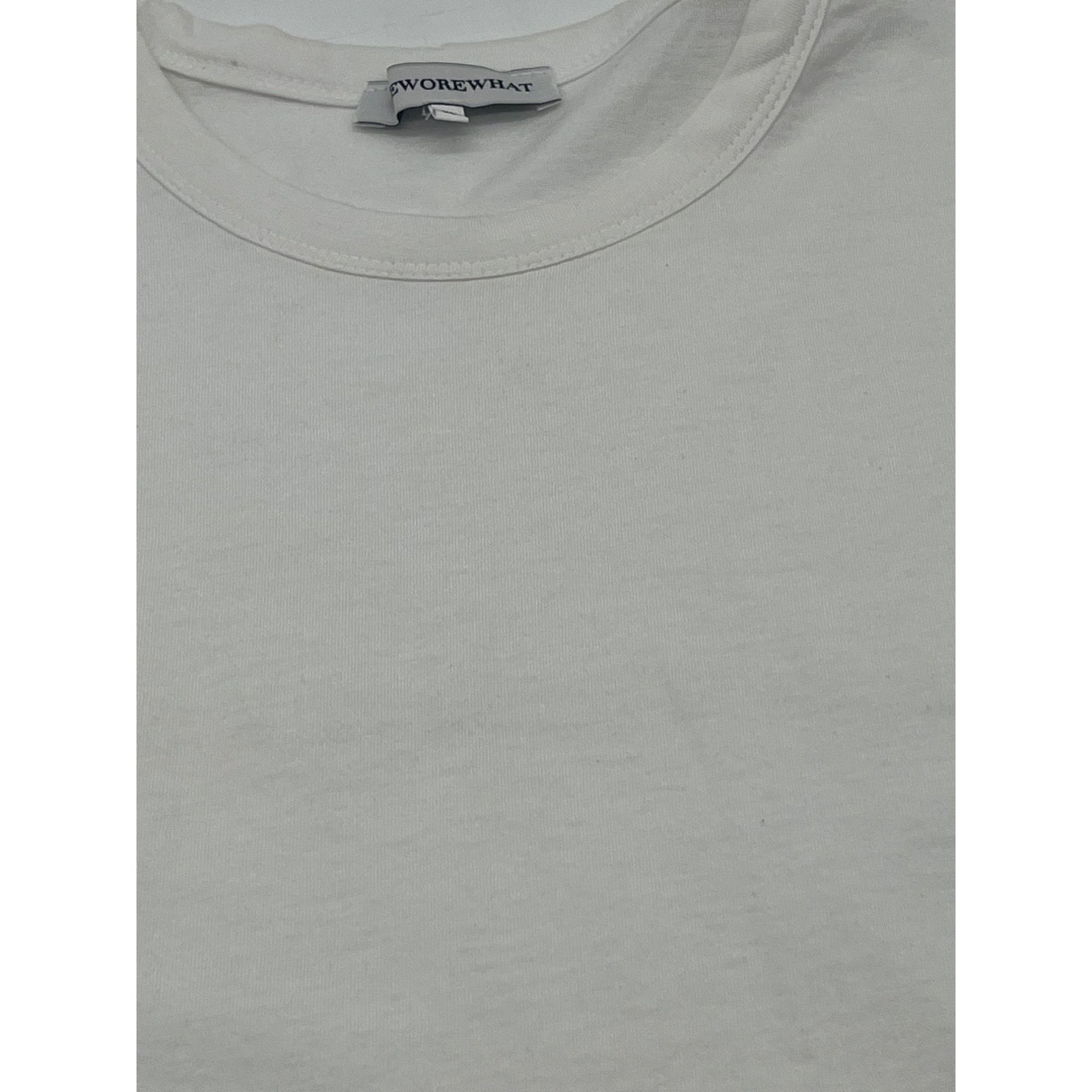 WeWoreWhat We Wore What Crew Neck Cropped White Tee, XL Size XL / US 12-14 / IT 48-50 - 11 Thumbnail