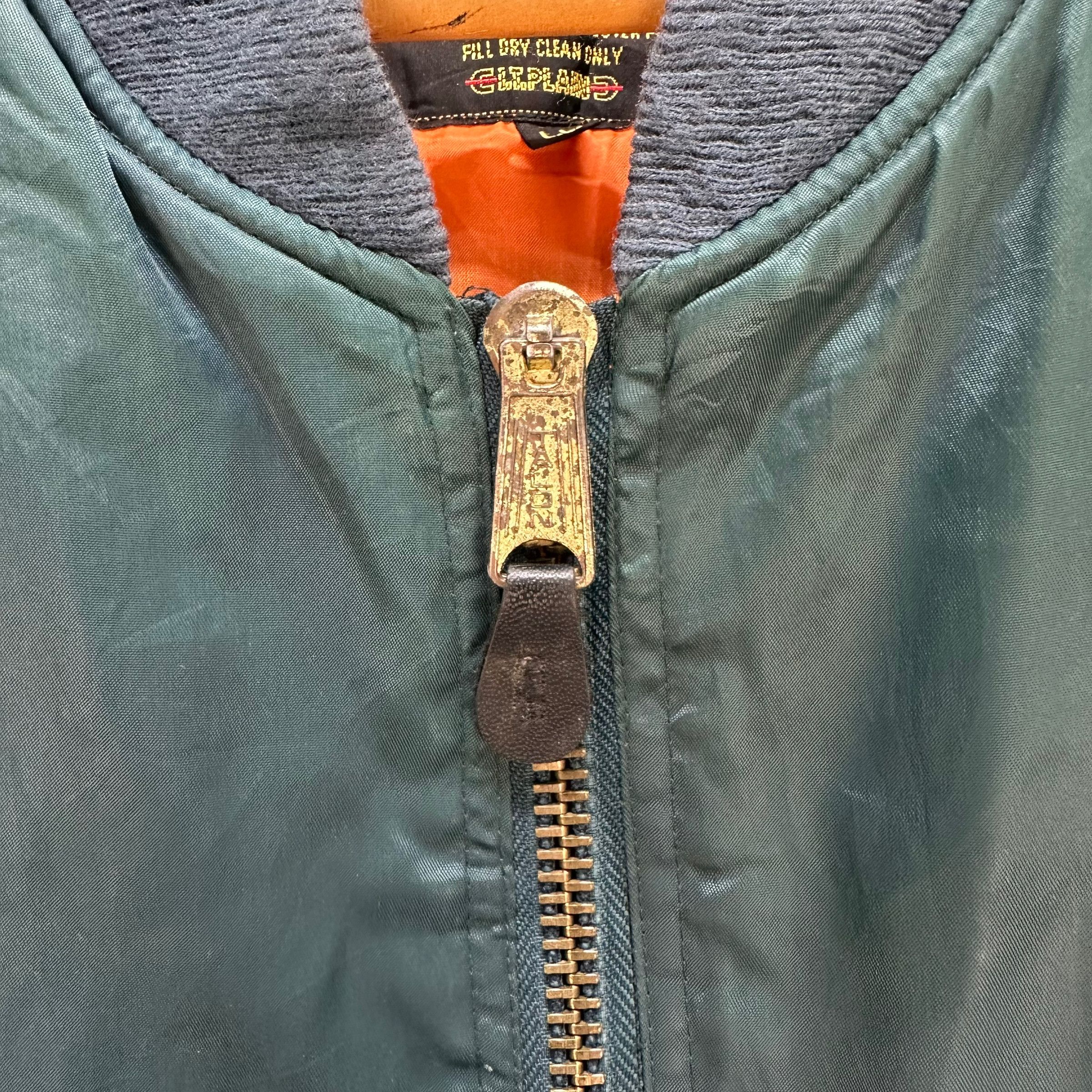 Vintage RARE VINTAGE GREEN BOMBER JACKET I.T PLAIN #7540-152 Size US XL / EU 56 / 4 - 3 Thumbnail