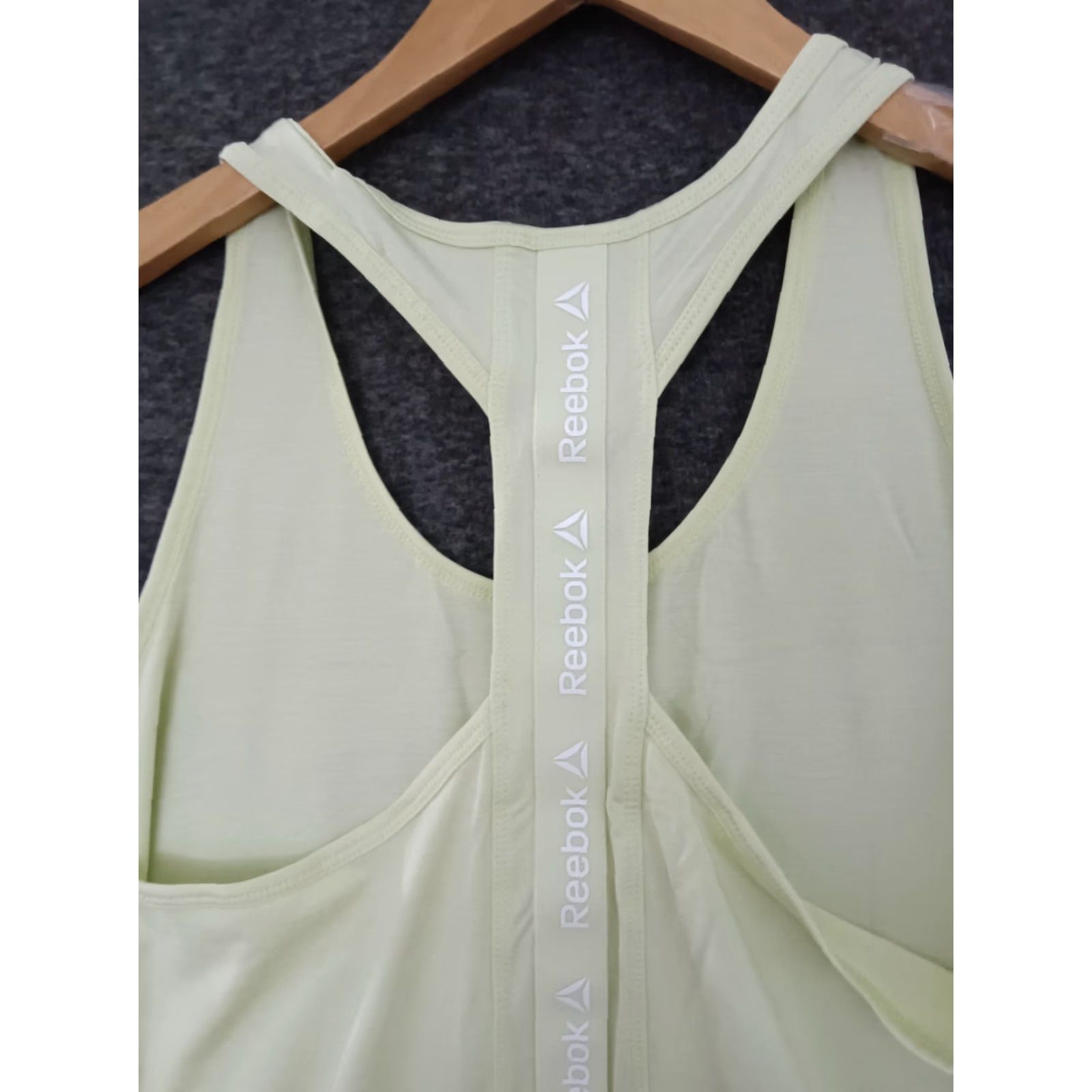 Reebok Reebok Active Tank Top Womens Lime Green Sleeveless Racerback XS-? (Wait) Size L / US 10 / IT 46 - 6 Thumbnail