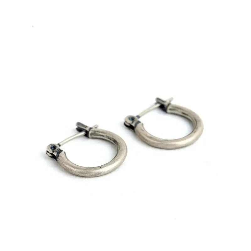 Jewelry Circle Hoop Earrings 925 Sterling Silver Ear Jewelry Gift Size ONE SIZE - 2 Thumbnail