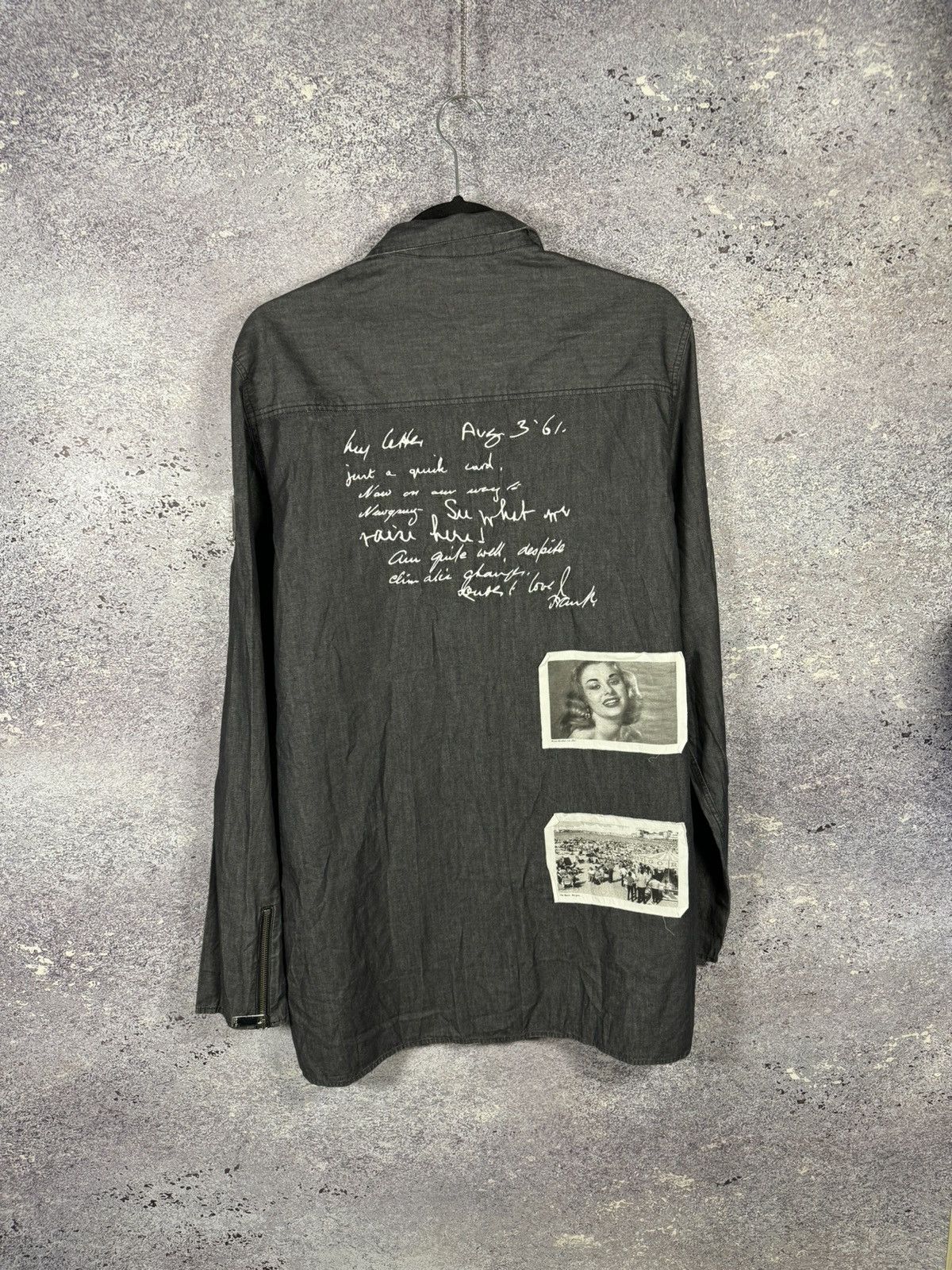 Blood Brother Blood Brother Patch Overshirt Gray Men’s Shirt Large Size US L / EU 52-54 / 3 - 12 Thumbnail