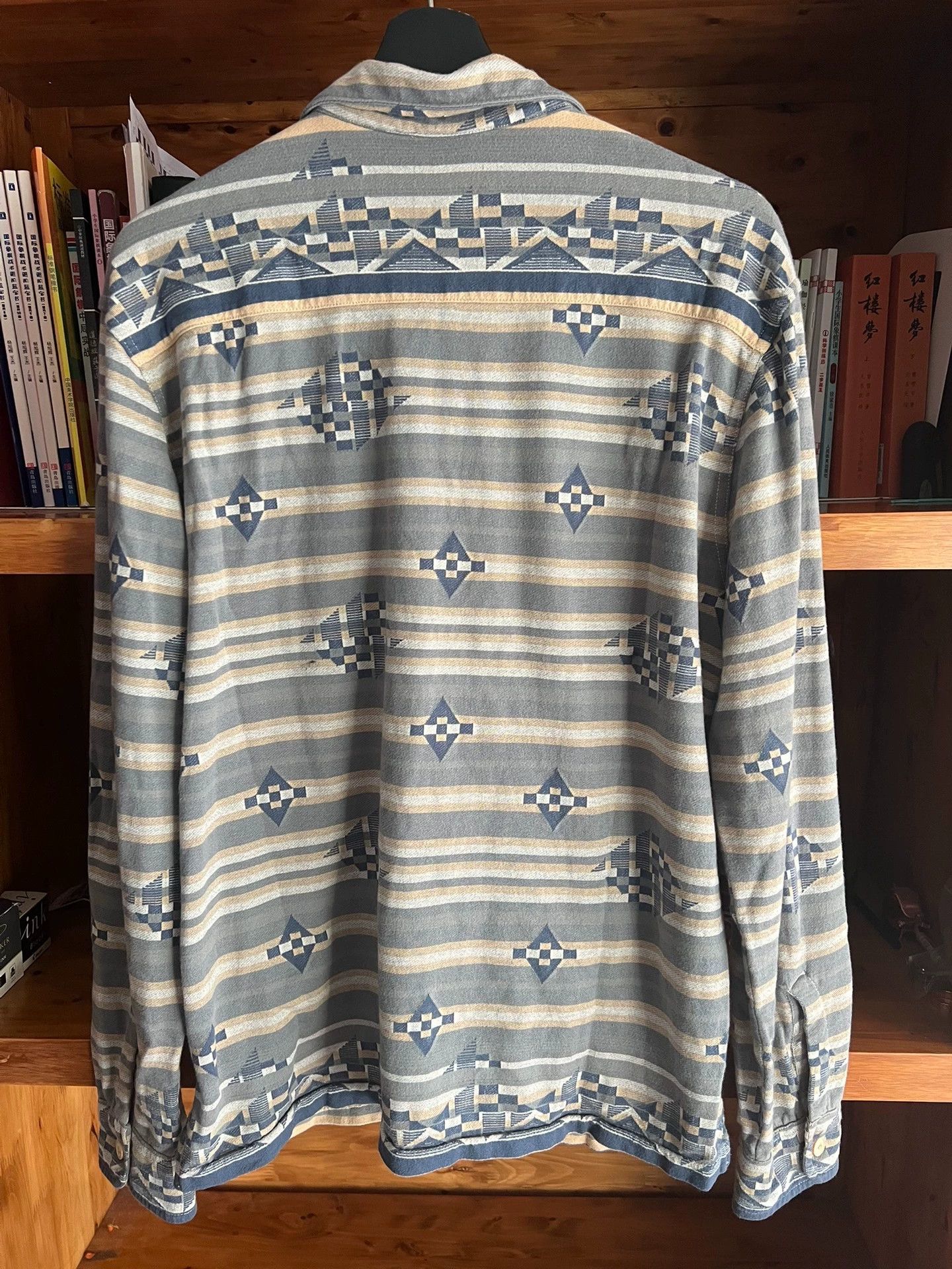 RRL Ralph Lauren RRL Double RL India Jacquard Camping L/S Shirt M Like New Size US M / EU 48-50 / 2 - 7 Thumbnail