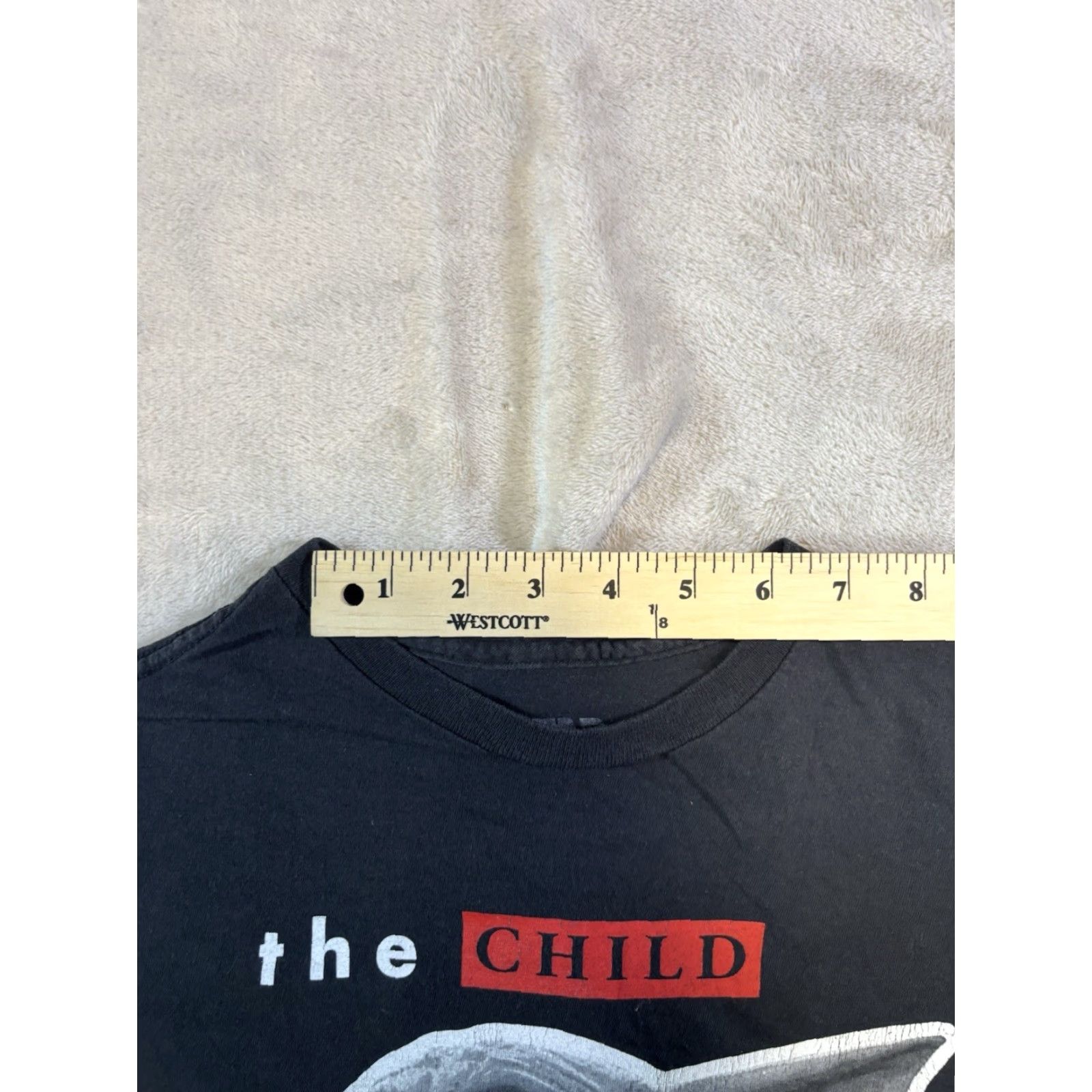Star Wars Star Wars The Child Grogu Mens Black Graphic T-Shirt XS Crew Neck Short Sleeve Graphic Print Distress Knit Cotton Regular Size US XS / EU 42 / 0 - 7 Thumbnail