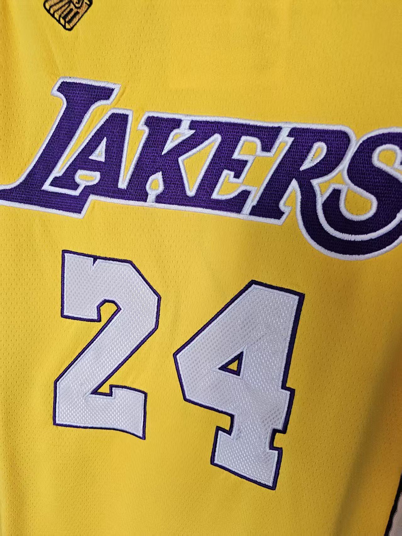 NBA Kobe Bryant Jersey Lakers 24 Double Stitched Yellow Size US XL / EU 56 / 4 - 3 Thumbnail
