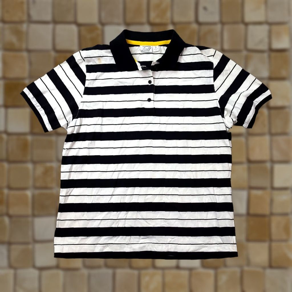 Vintage VINTAGE Tail Polo Shirt Striped Women's Small Surfer Collar Tennis Golf Retro Size S / US 4 / IT 40 - 1 Thumbnail